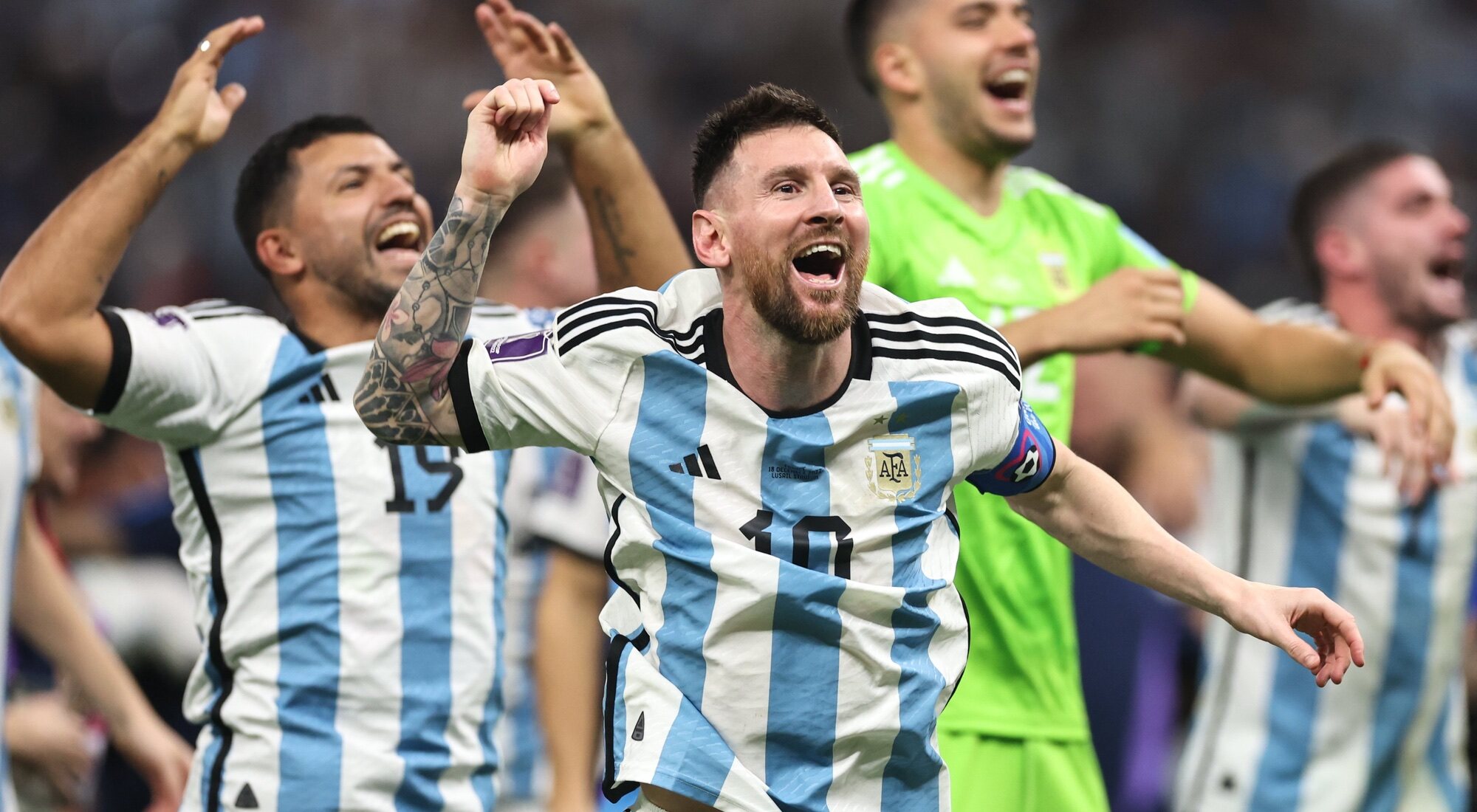 Argentina tras ganar el Mundial de Catar 2022