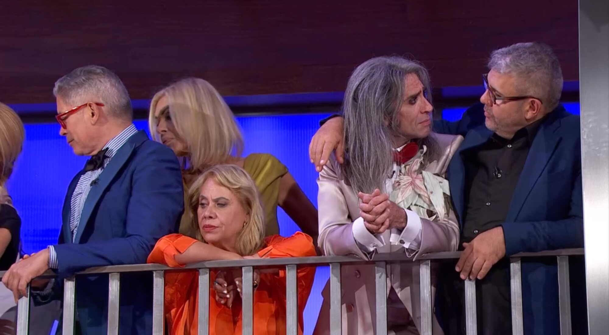 Florentino Fernández charla con Mario Vaquerizo en la final de 'MasterChef Navidad'