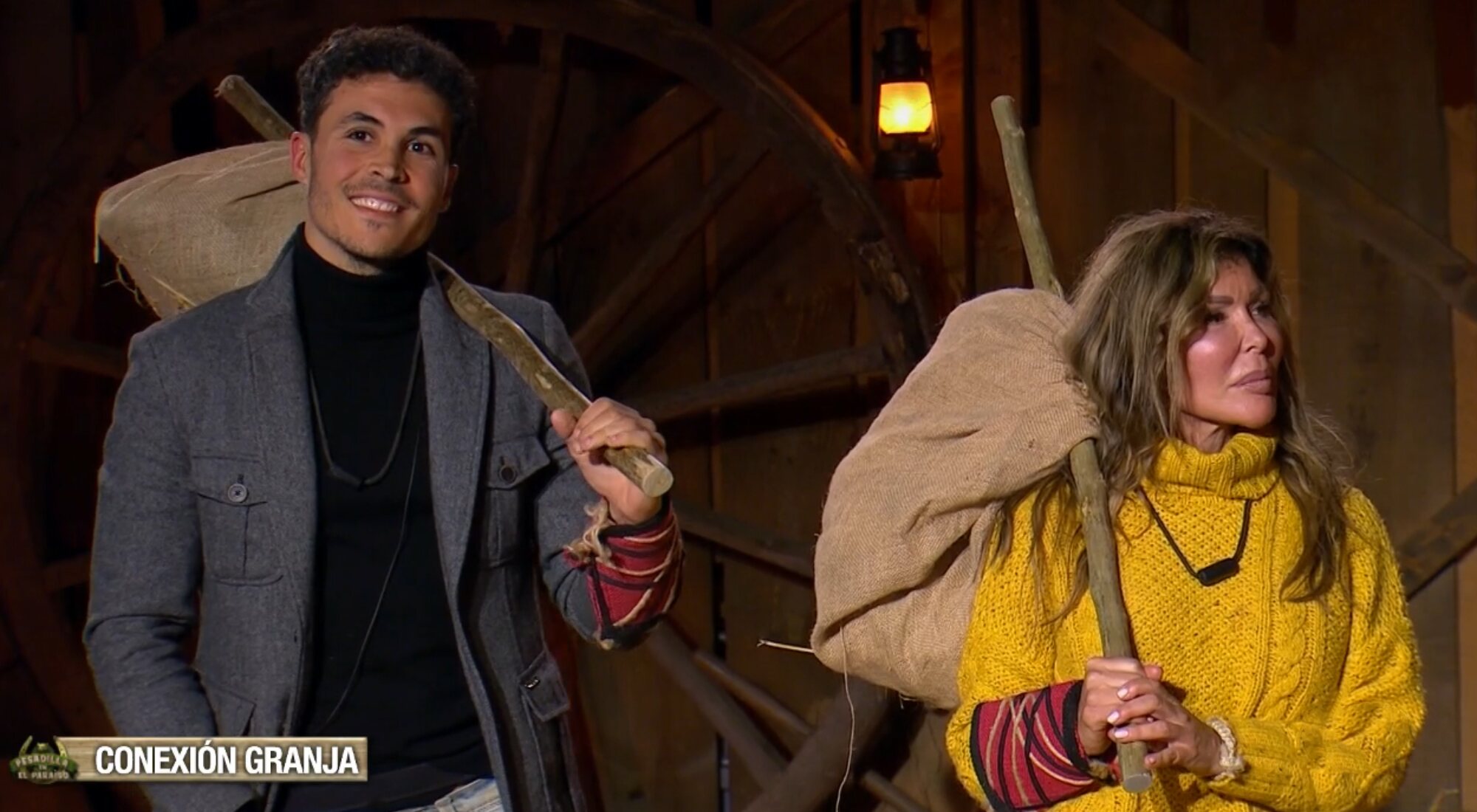 Kiko Jiménez y Begoña Gutiérrez antes de la primera expulsión de 'Pesadilla en El Paraíso'