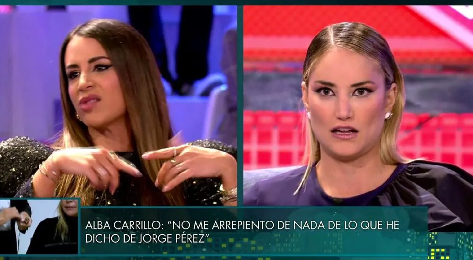 Cristina Porta y Alba Carrillo en 'Sábado deluxe'