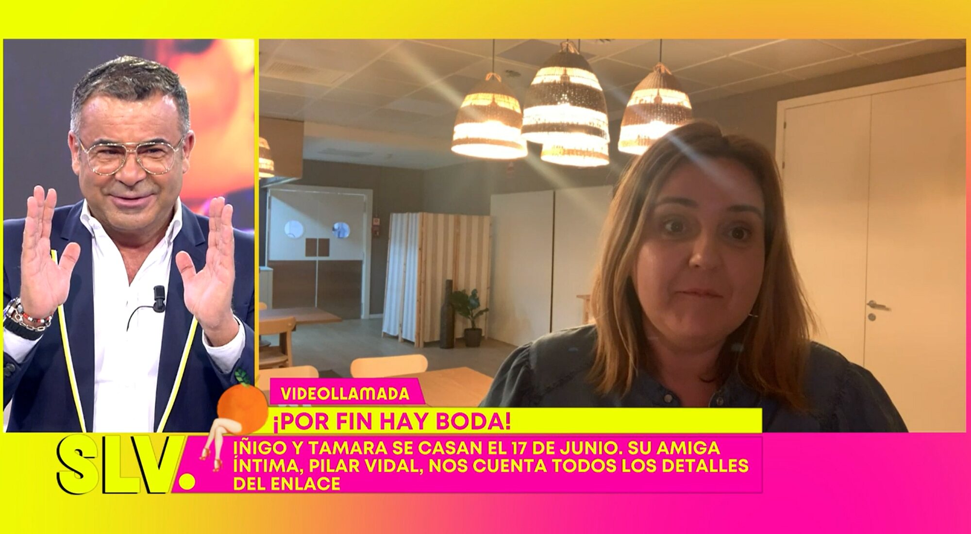 Jorge Javier Vázquez bromea con Pilar Vidal en &#39;Sálvame&#39;