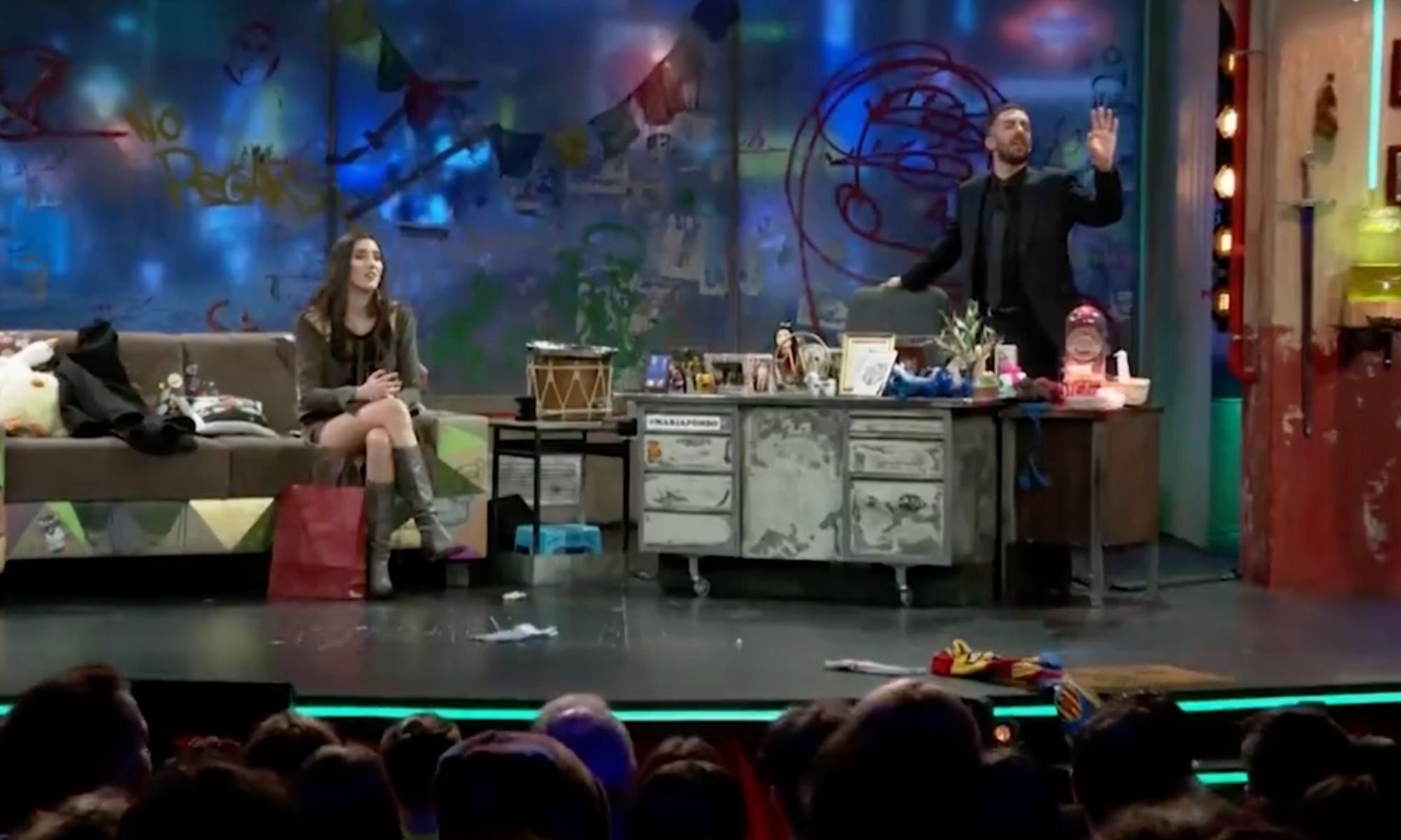 David Broncano y Judeline en &#39;La resistencia&#39;