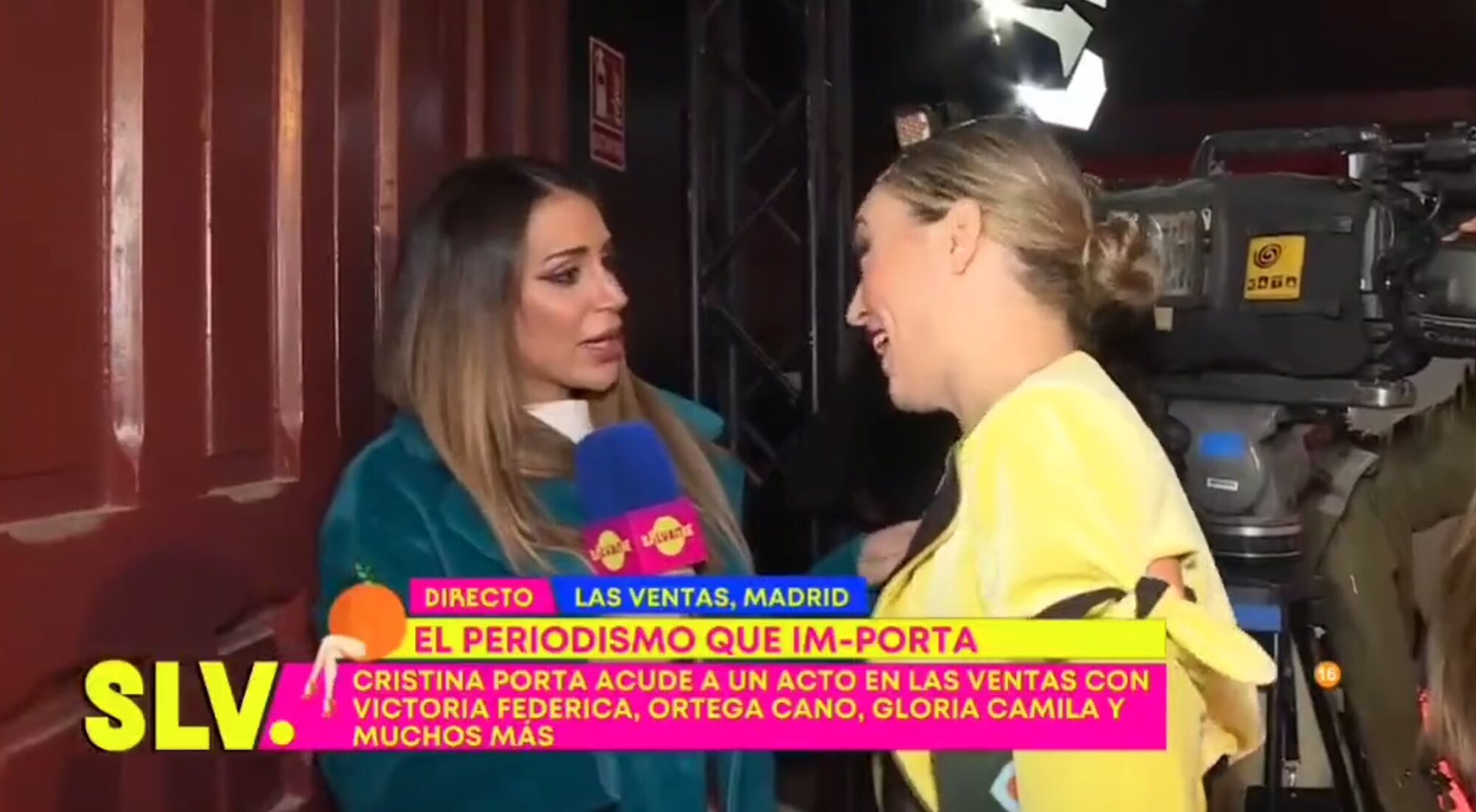 Cristina Porta y Marta Riesco discuten en directo en 'Sálvame'