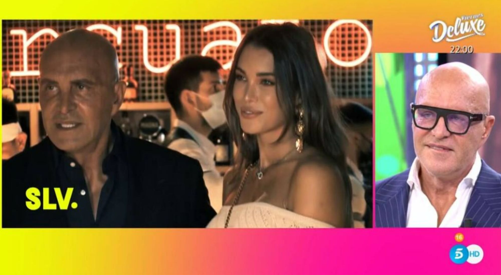 Kiko Matamoros viendo el video sobre su pareja