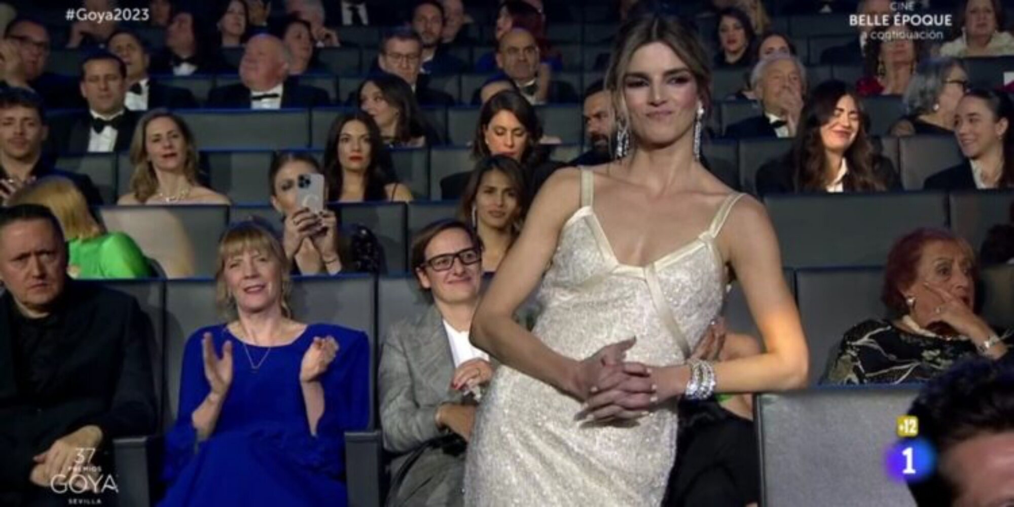 Clara Lago durante la gala de los Goya 2023