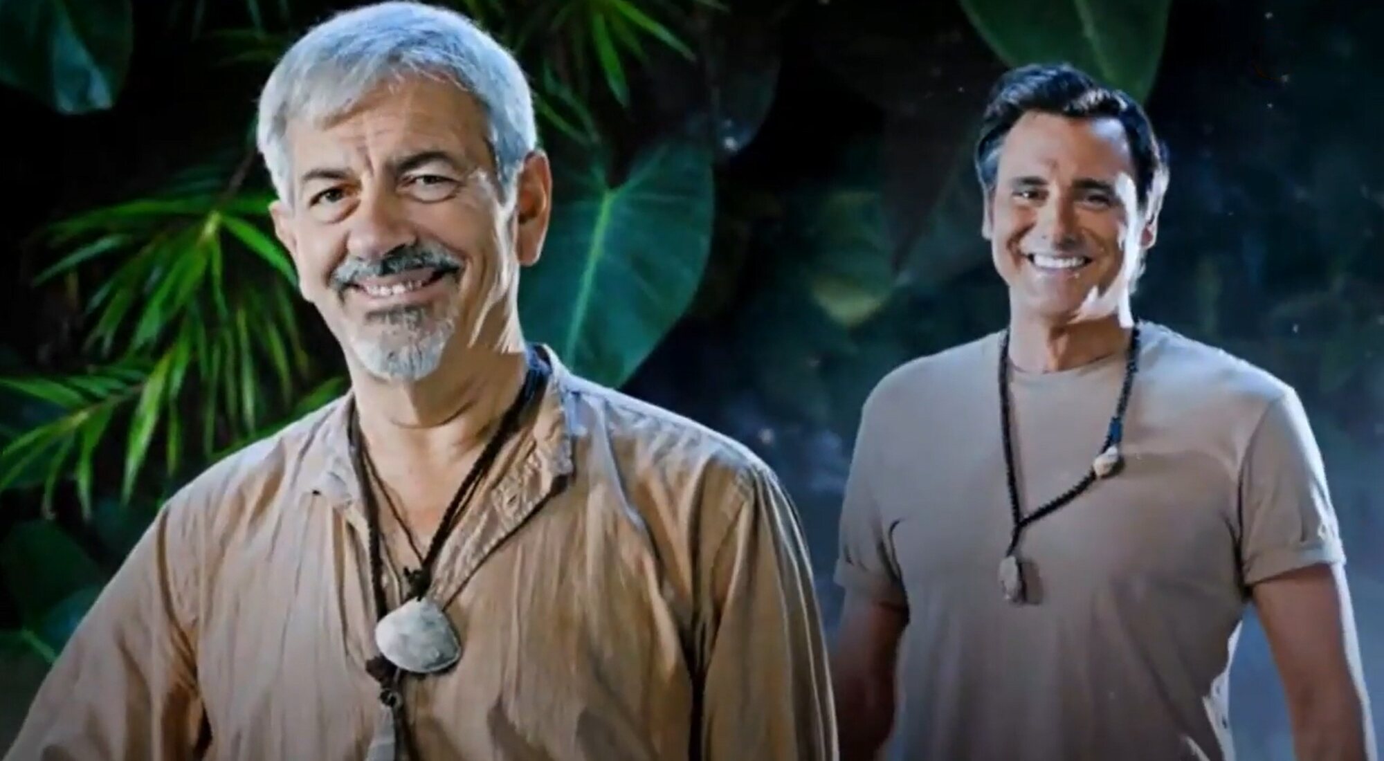 Carlos Sobera e Ion Aramendi en la promo de 'Supervivientes 2023'