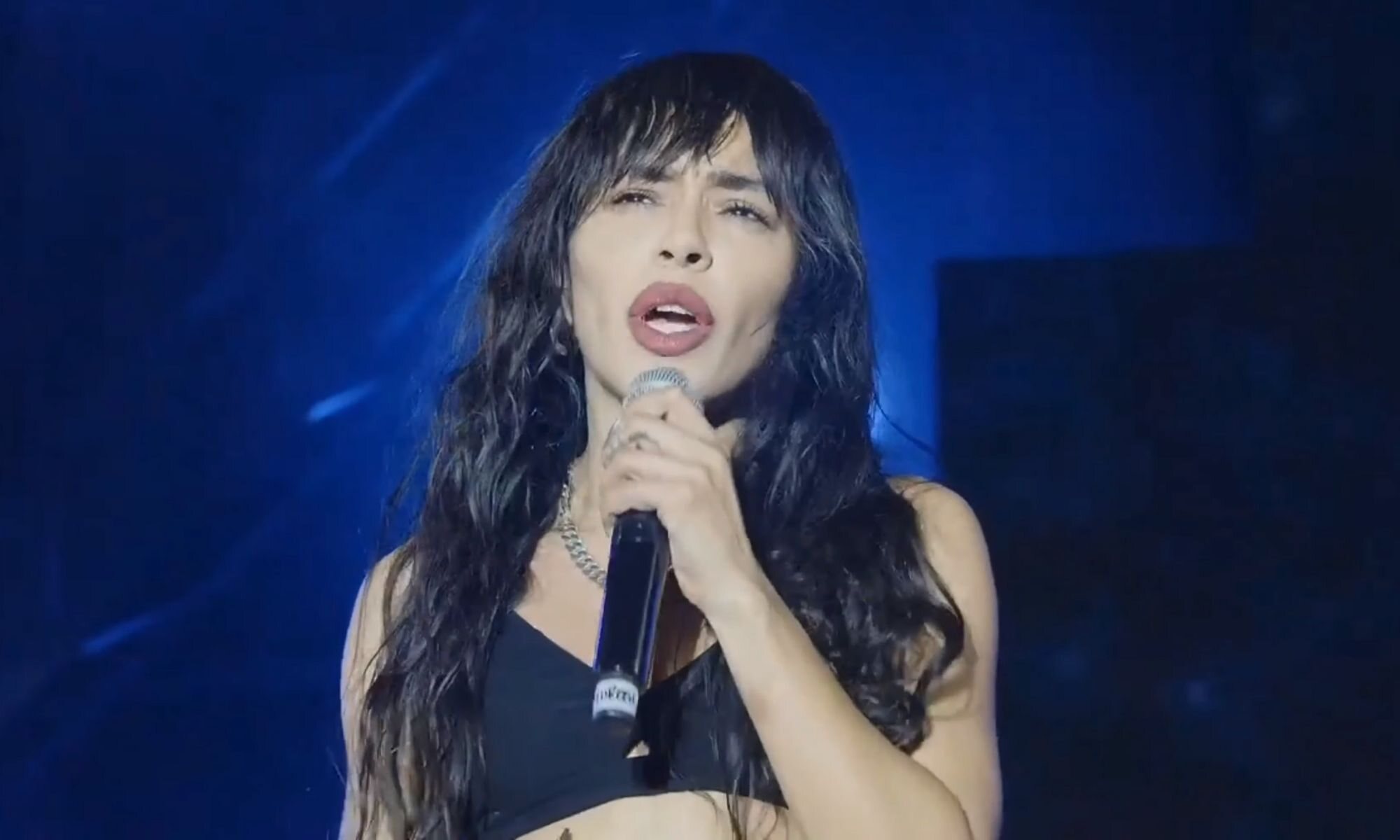 Loreen en la gala Drag Queen de Gáldar