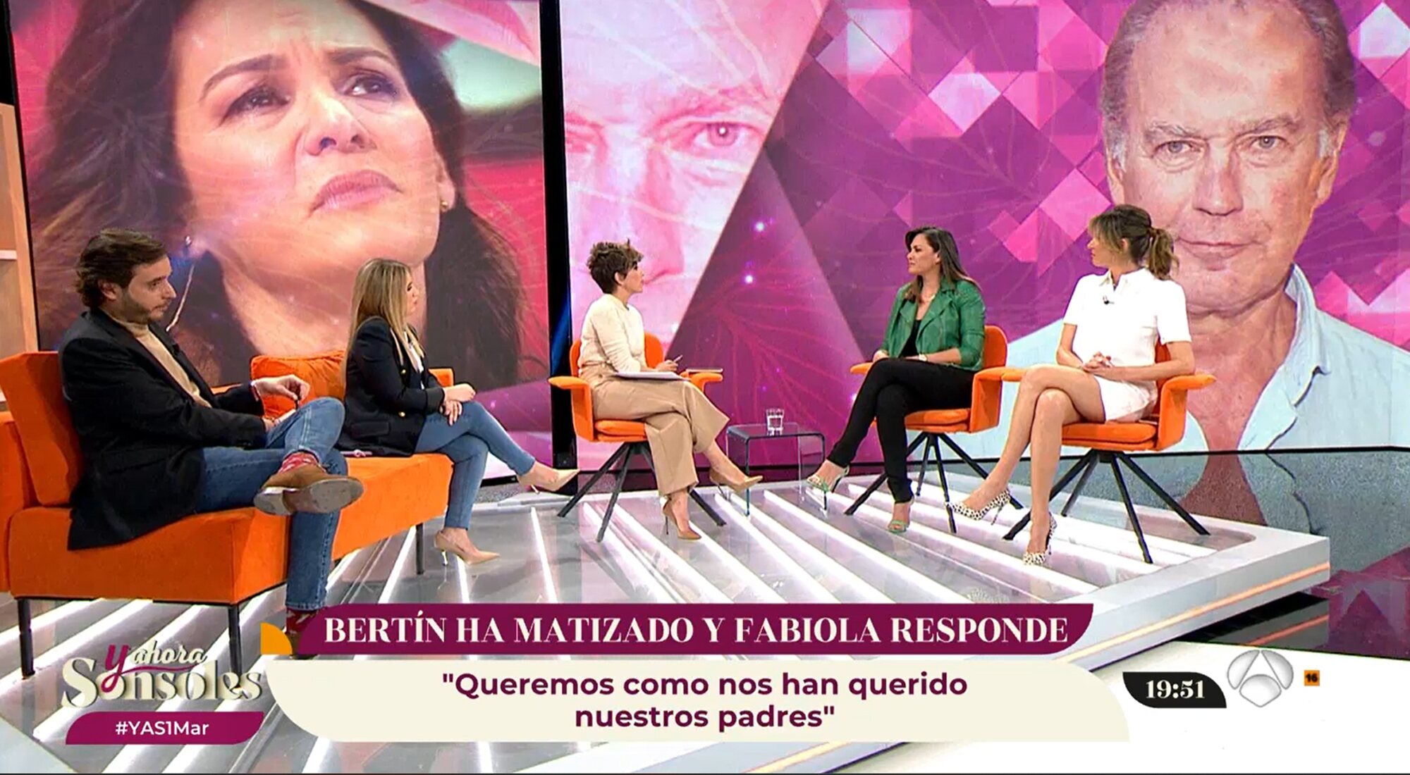 Sonsoles Ónega charla con Fabiola Martínez en 'Y ahora, Sonsoles'