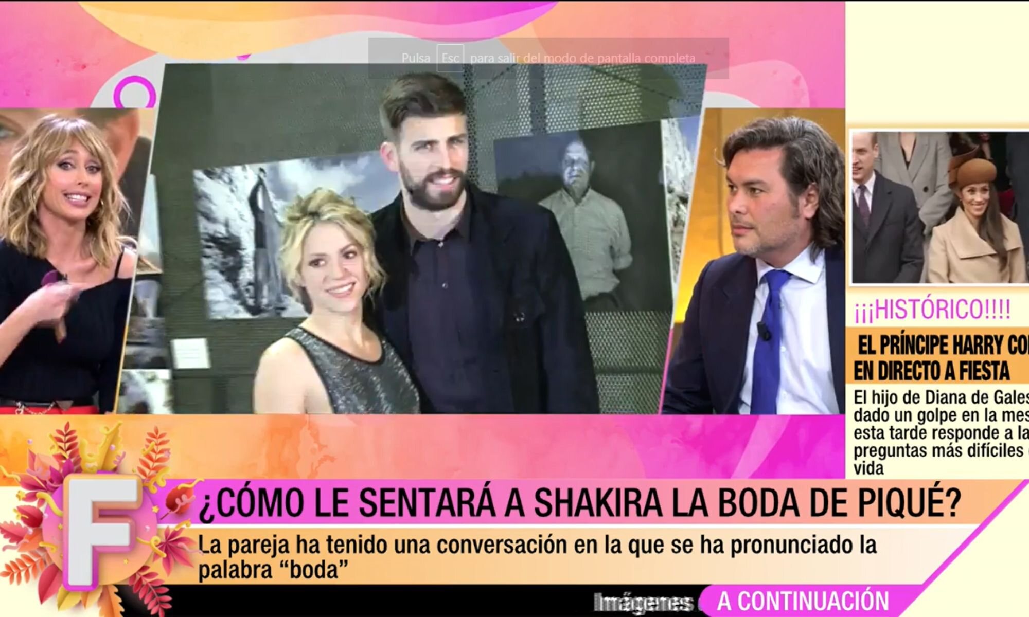 Emma García y Jorge Albertini en 'Fiesta'