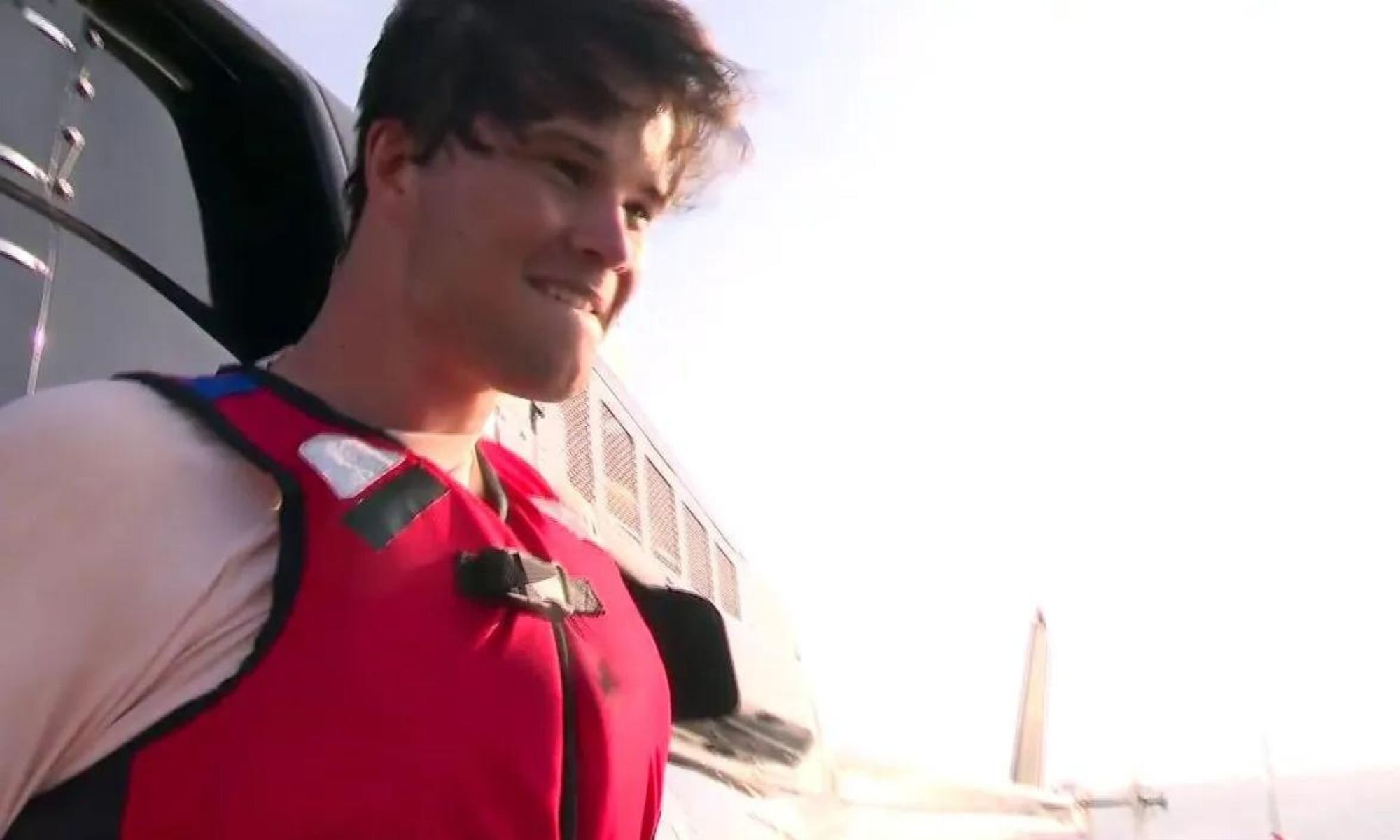 Bosco Blach Martínez-Bordiú, a punto de saltar