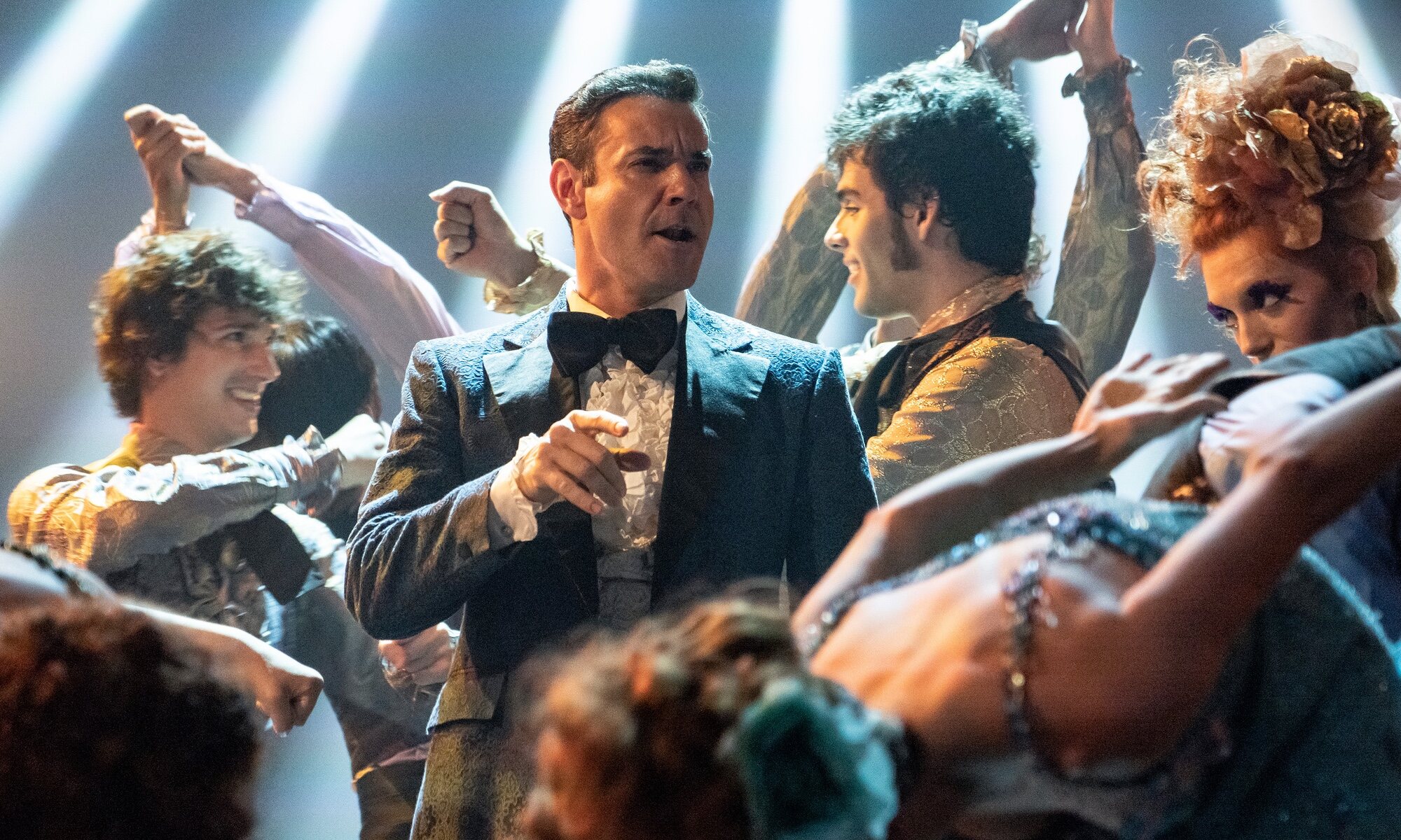 Charli (Miquel Fernández), en el Tindaya, e cabaret de 'Las noches de Tefía'