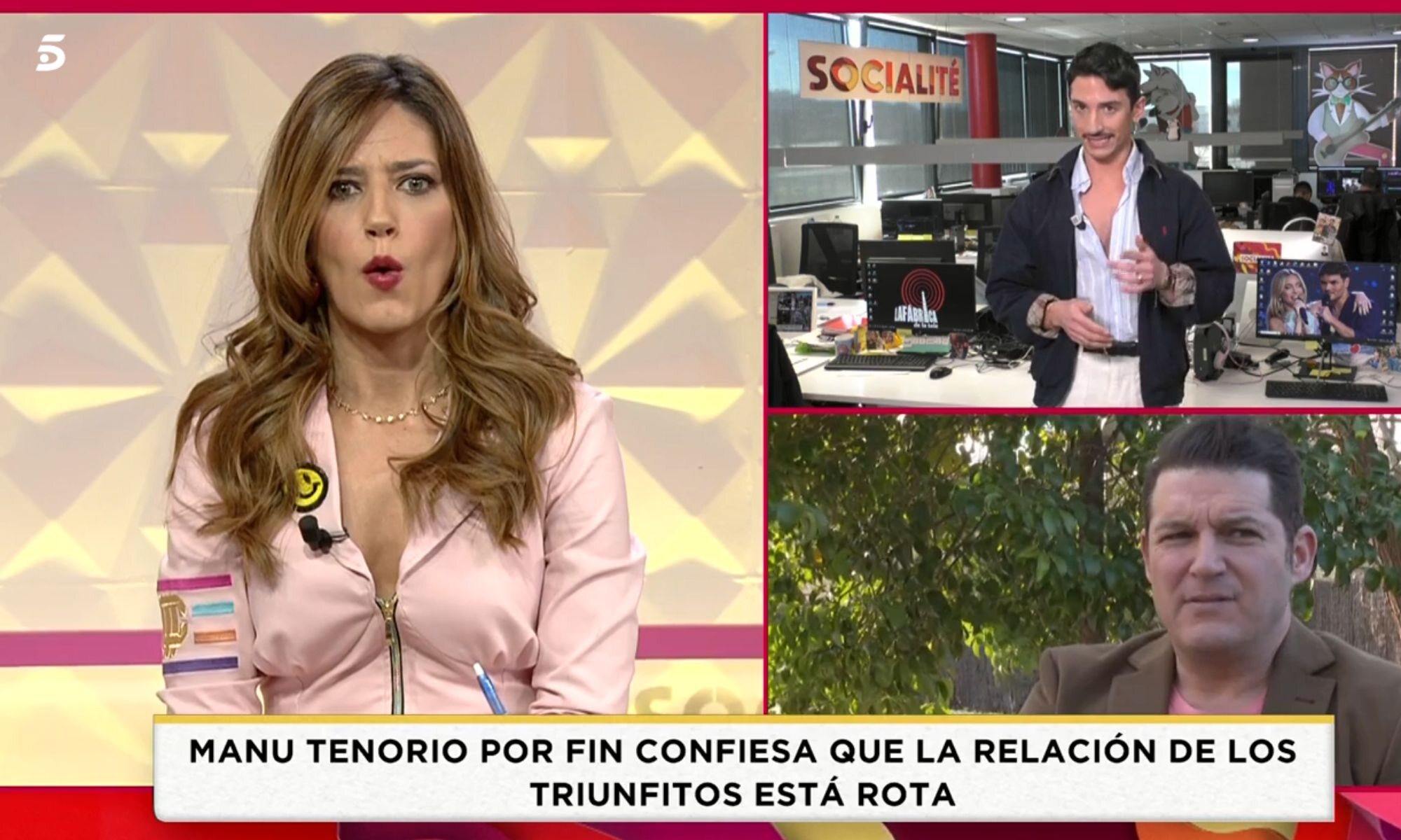 Nuria Marín hablando de Manu Tenorio en 'Socialité'