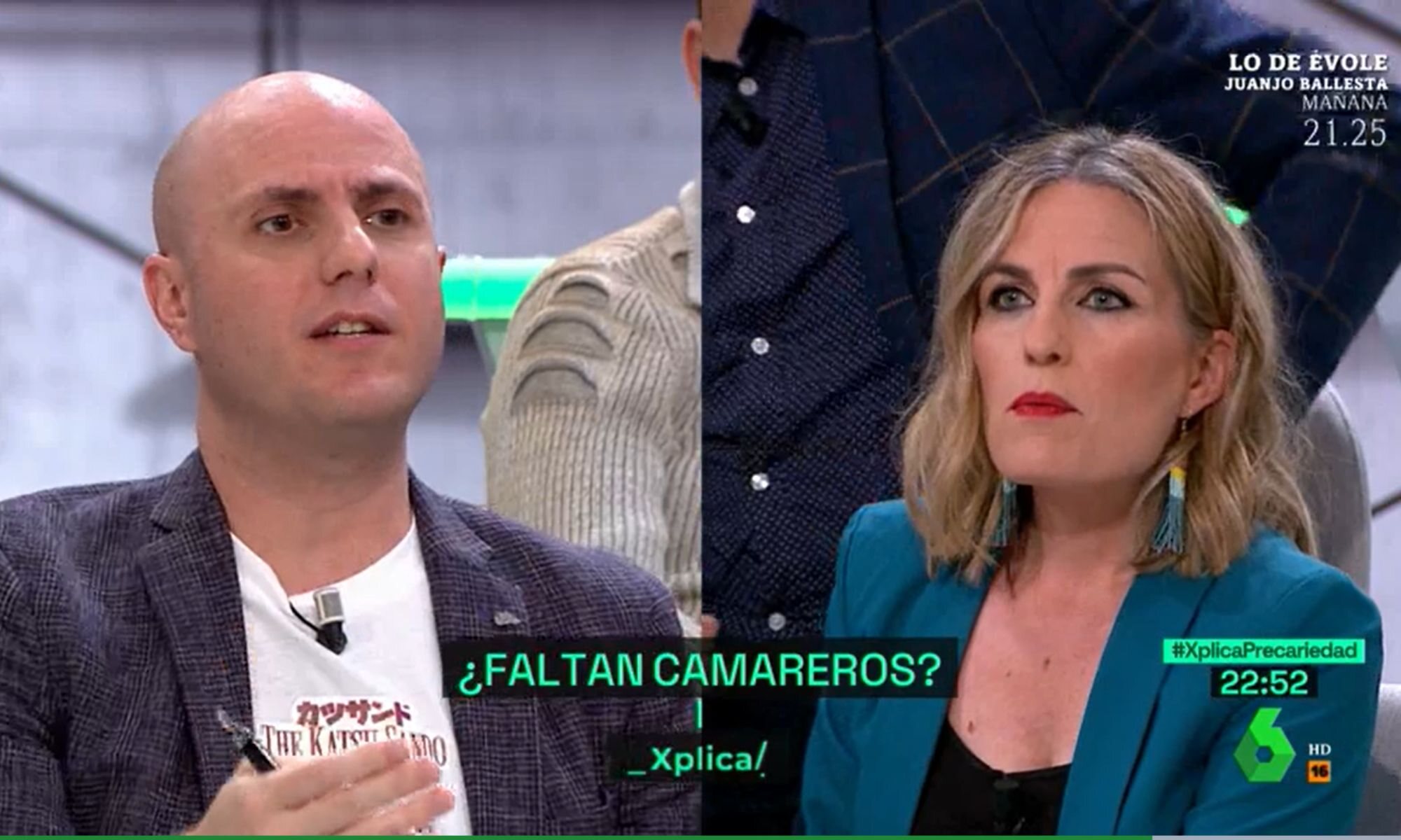 David de la Torre y Laura Blanco en 'laSexta Xplica'