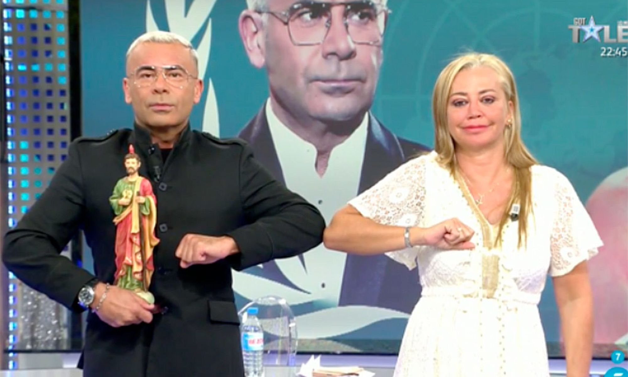 Belén Esteban y Jorge Javier Vázquez en 'Sálvame'