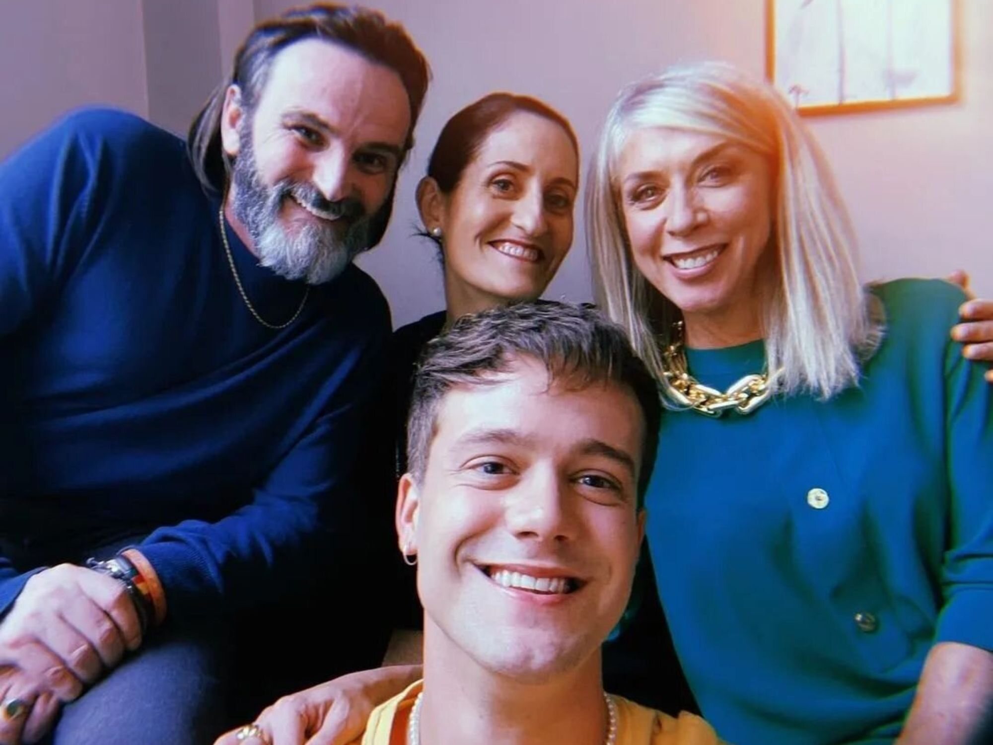 Laura Gómez-Lacueva junto a sus compañeros de 'La que se avecina'