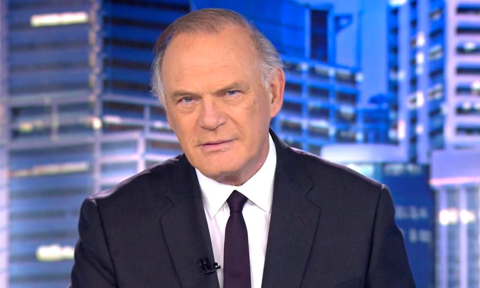 Pedro Piqueras, en 'Informativos Telecinco'