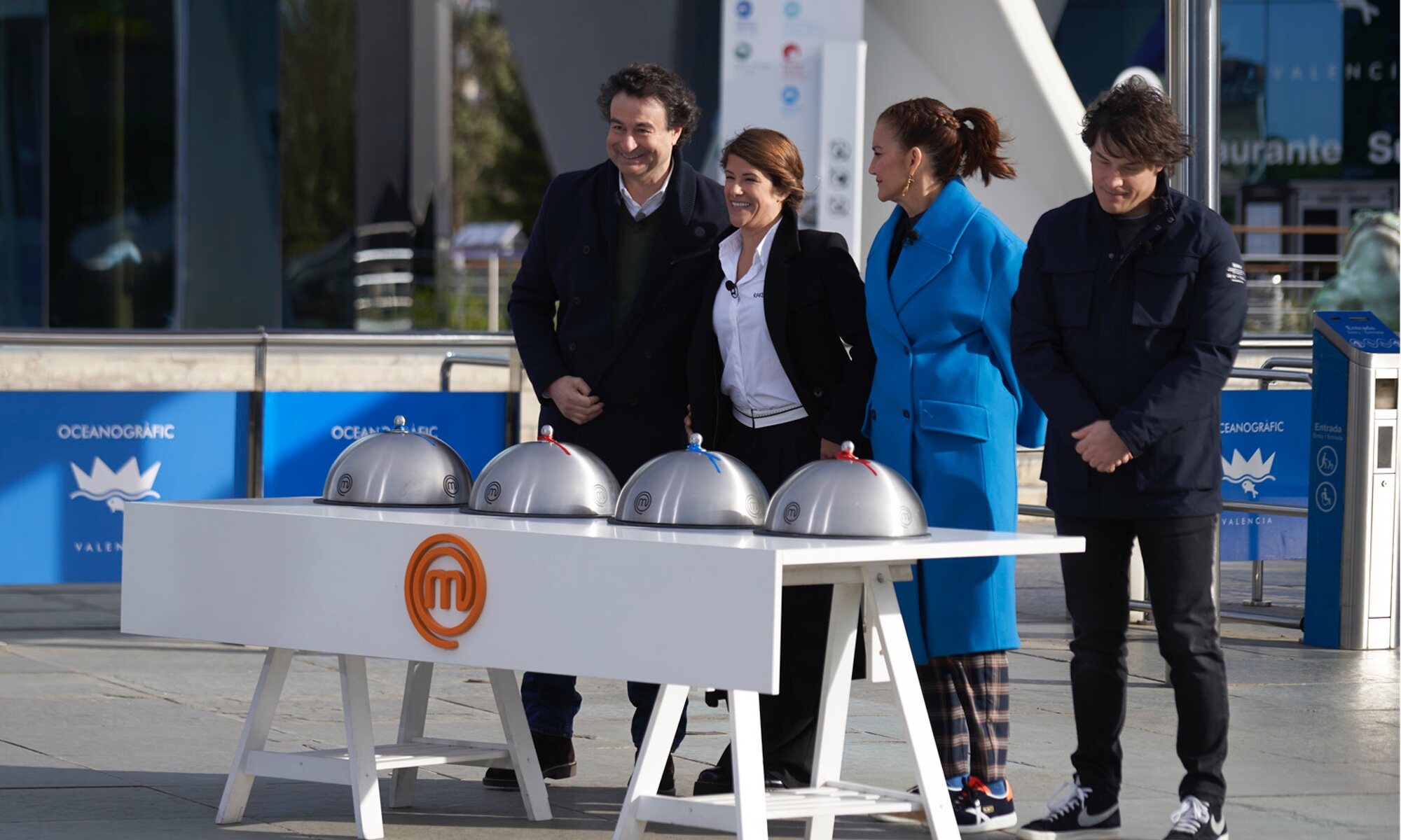 Los jueces de 'MasterChef' con Rakel Cernicharo