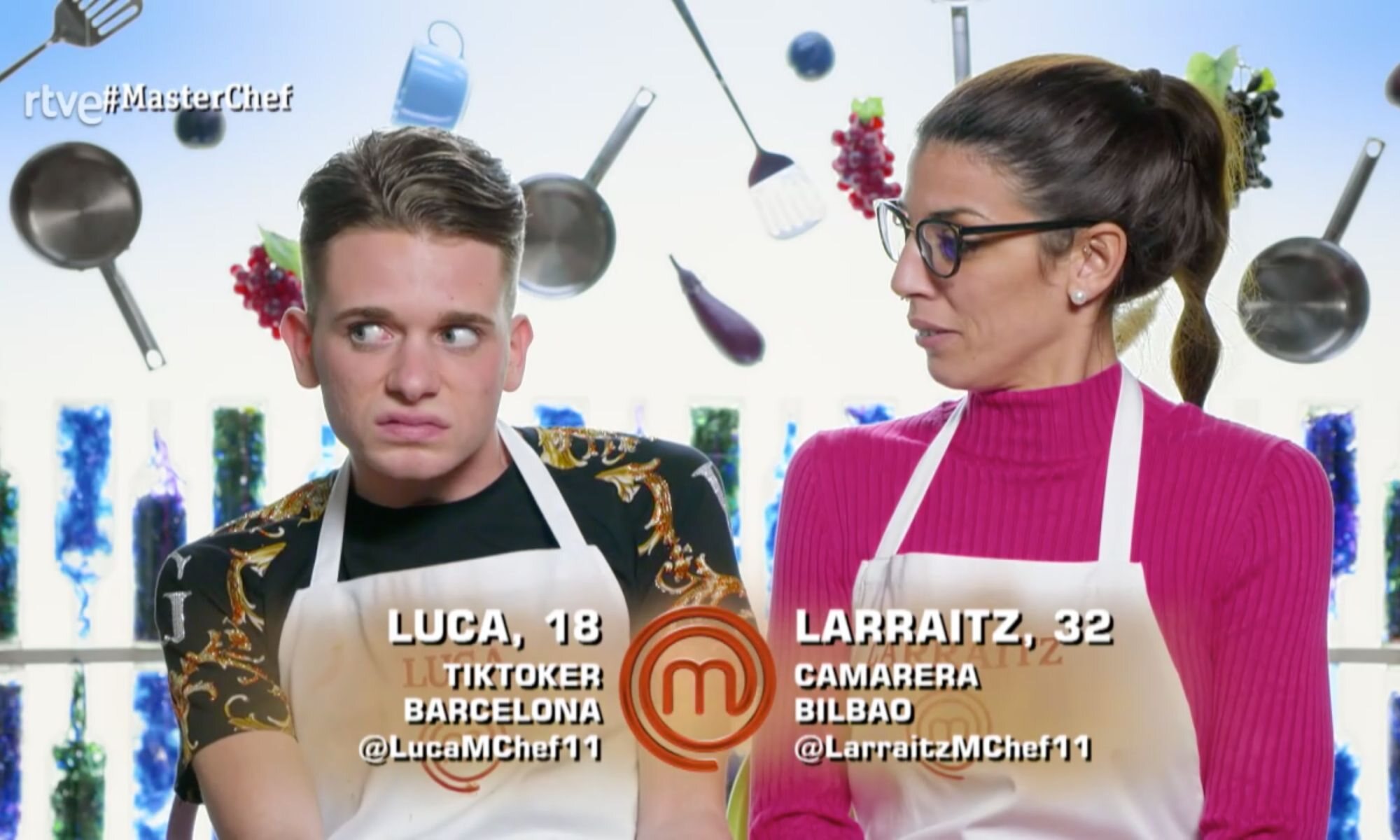 Luca y Larraitz en 'MasterChef 11'