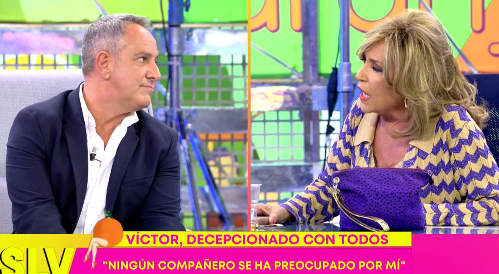 Víctor Sandoval y Lydia Lozano en 'Sálvame'