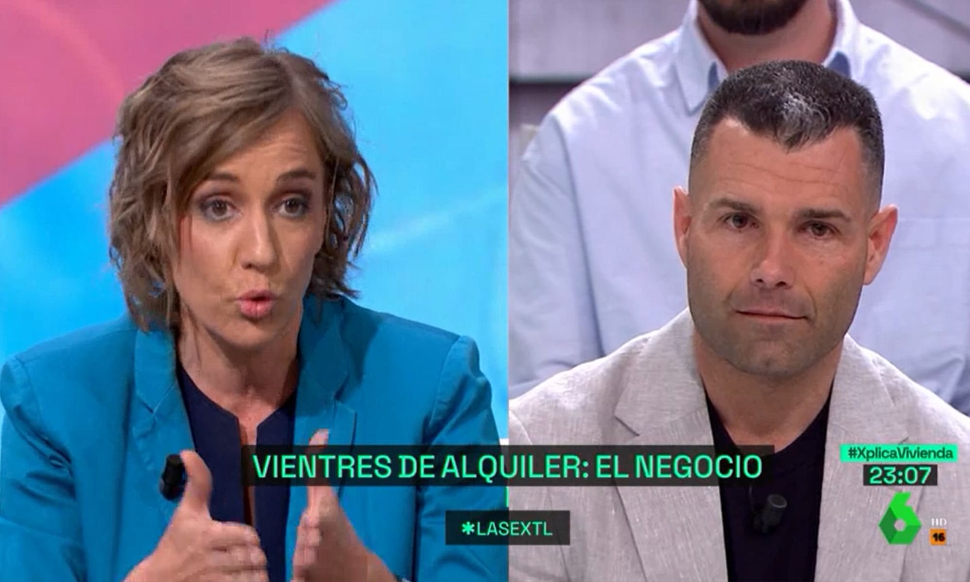 Tania Sánchez y Juan Bastón en 'laSexta Xplica'