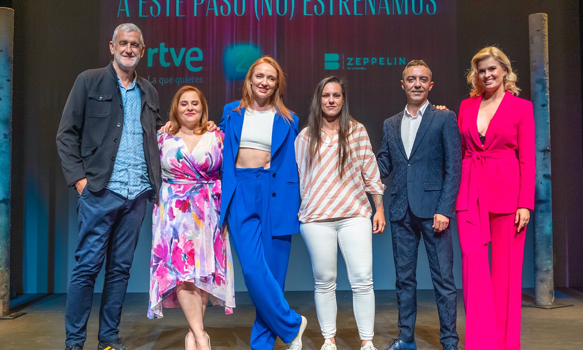 Los mentores con algunos de los aprendices