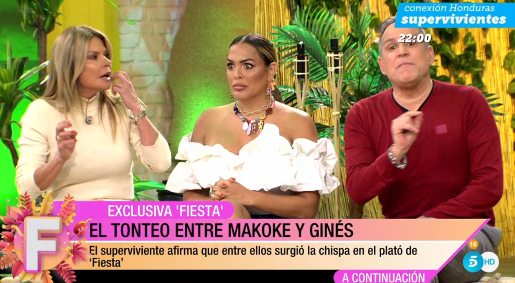 Makoke se enfada en 'Fiesta' con sus compañeros