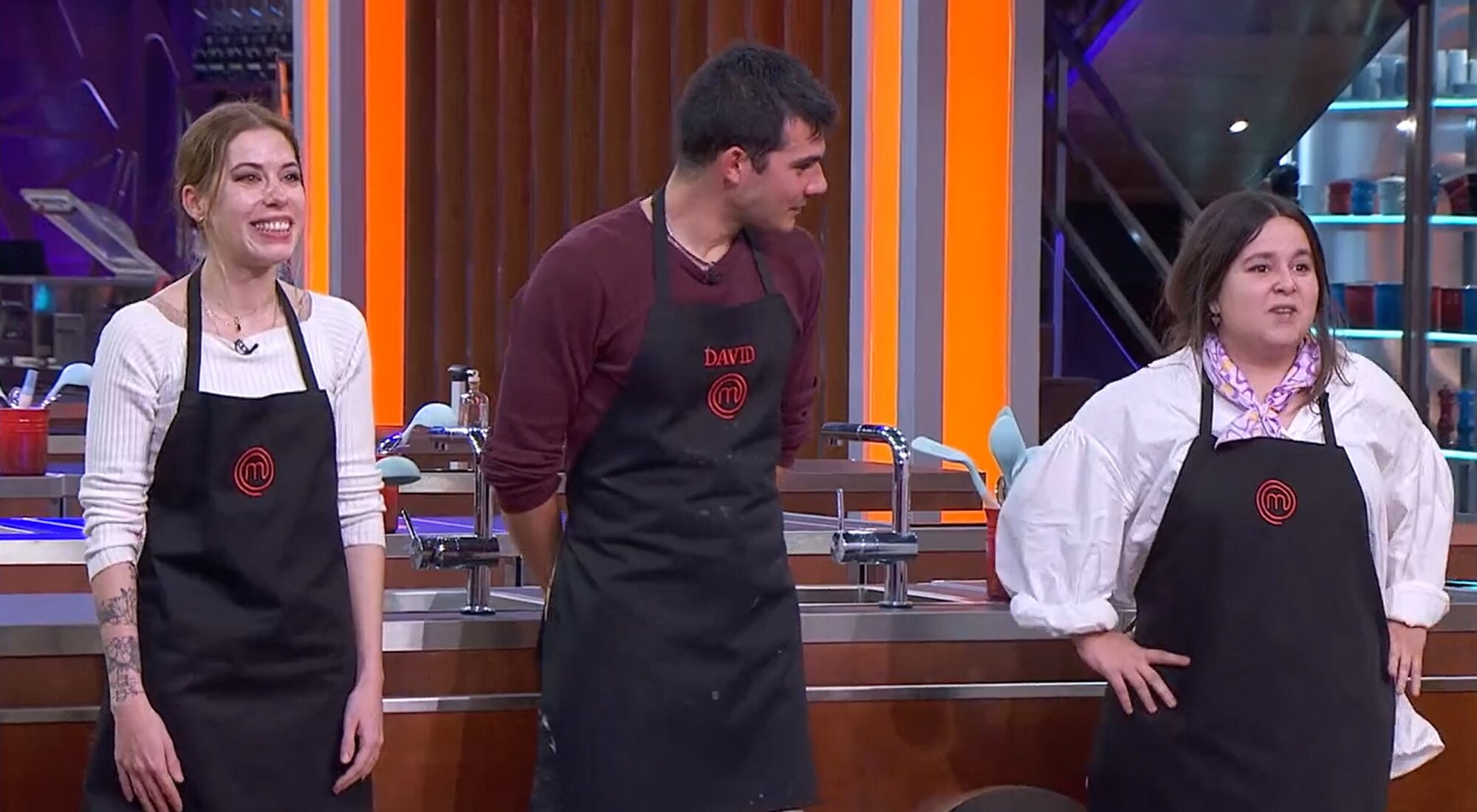 Izarbe, David y Manuela, antes de su enfrentamiento por un puesto en 'MasterChef 11'