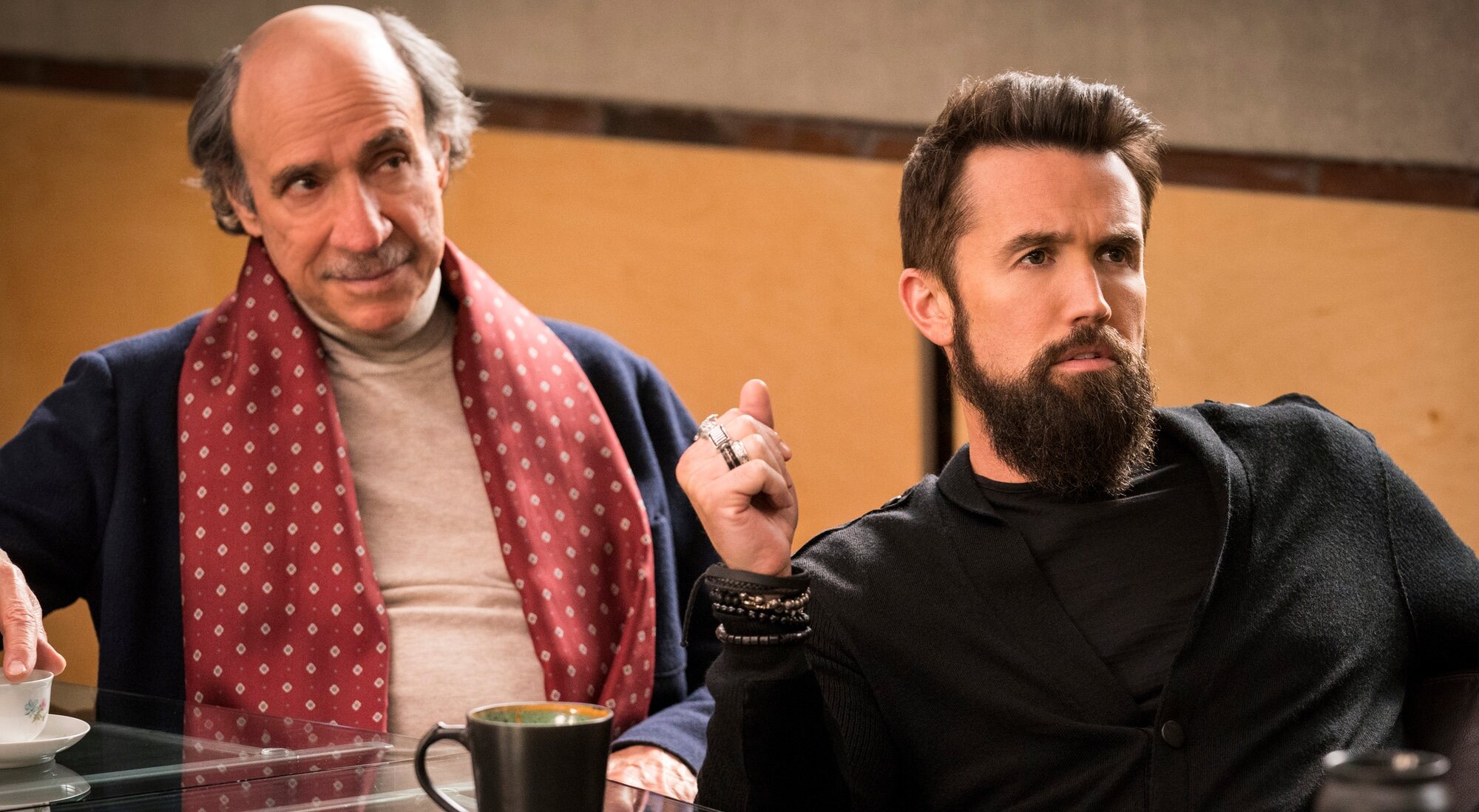 F. Murray Abraham y Rob McElhenney en 'Mythic Quest'