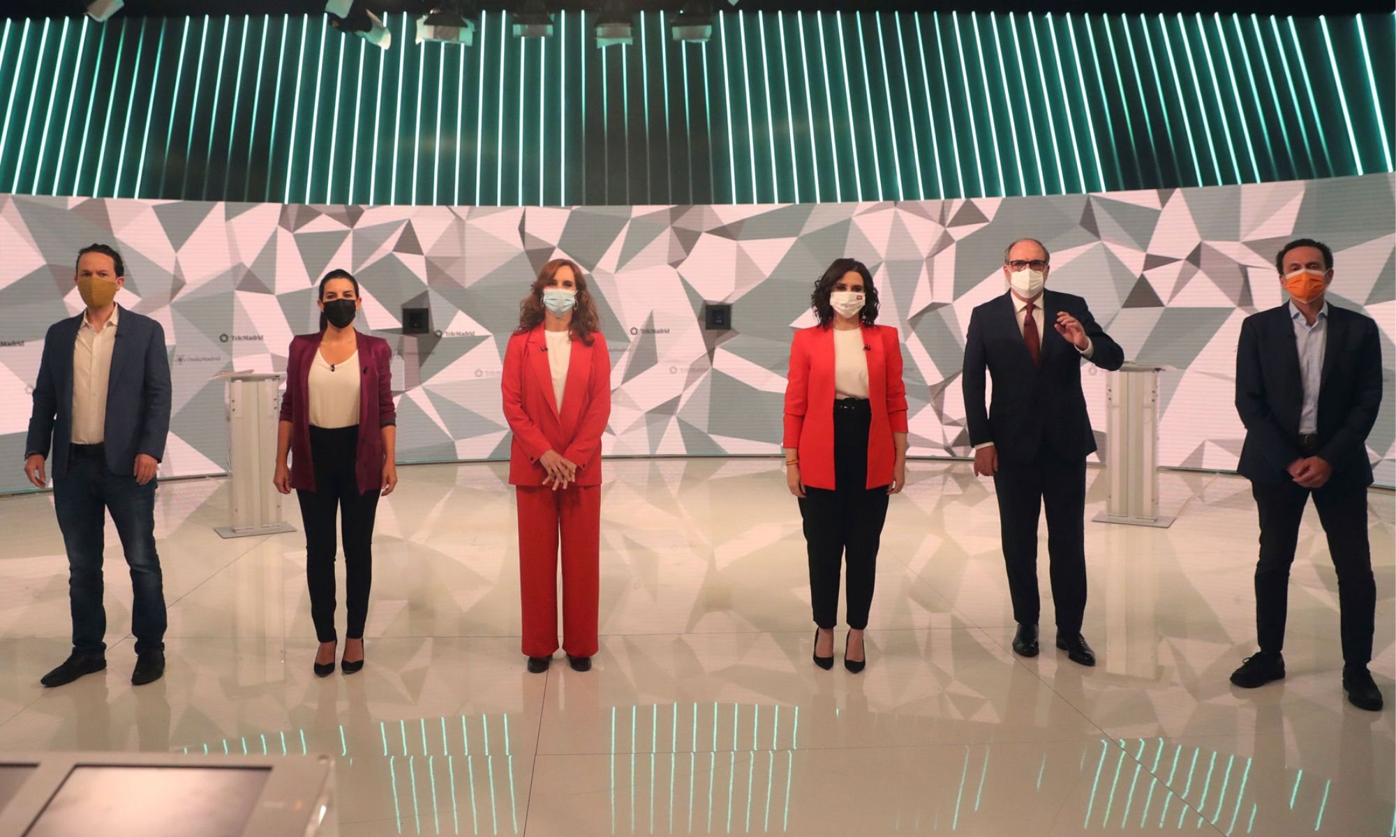 Debate electoral para la Comunidad de Madrid en 2021