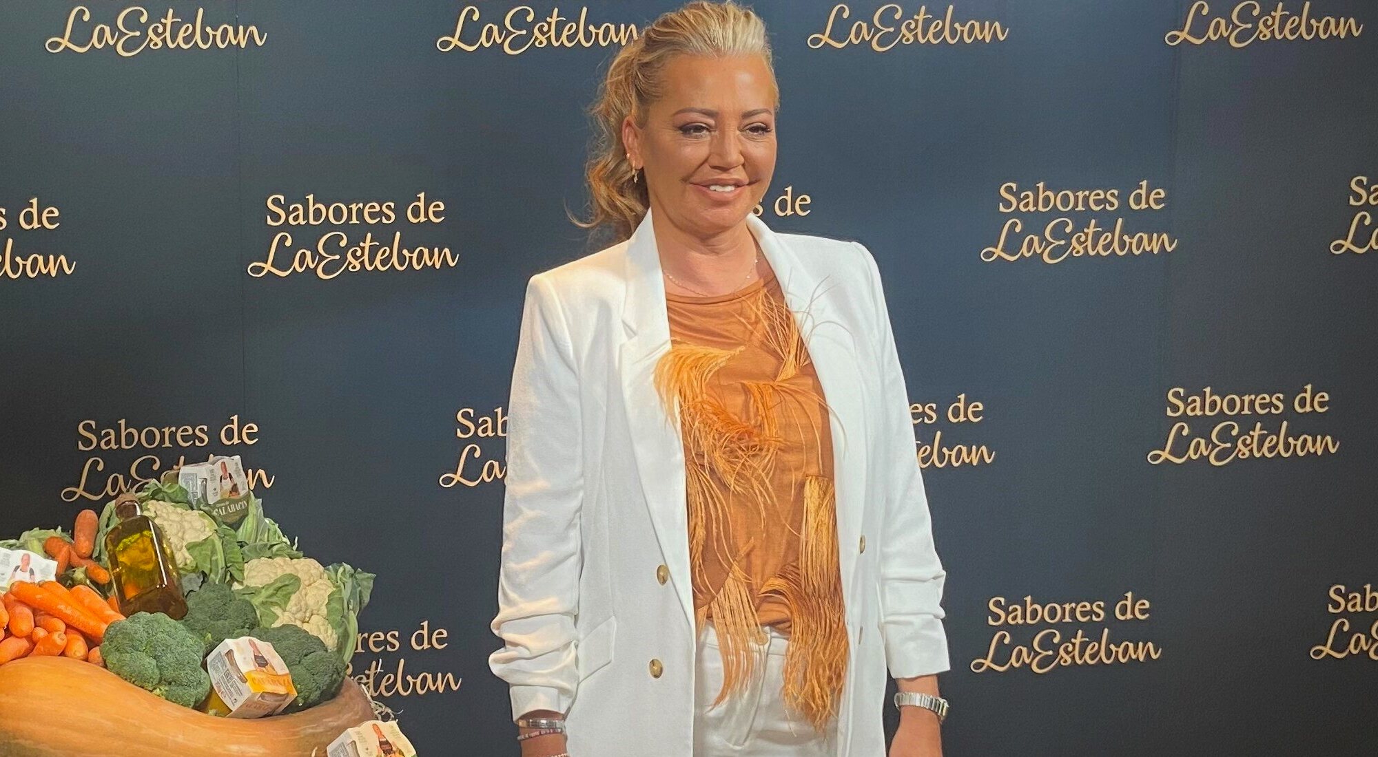 Belén Esteban en la presentación de su empresa