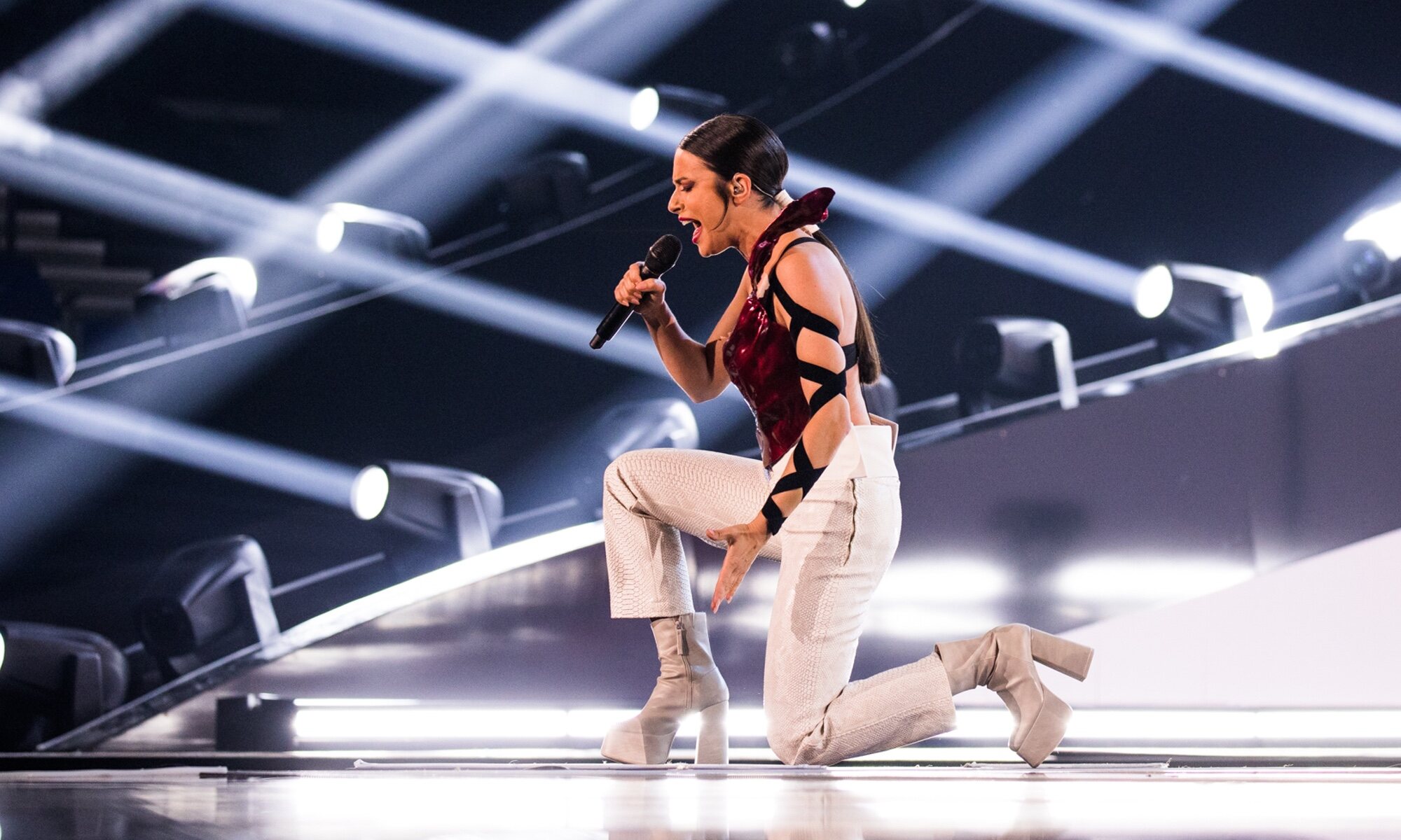 Blanca Paloma, en los ensayos para Eurovisión 2023