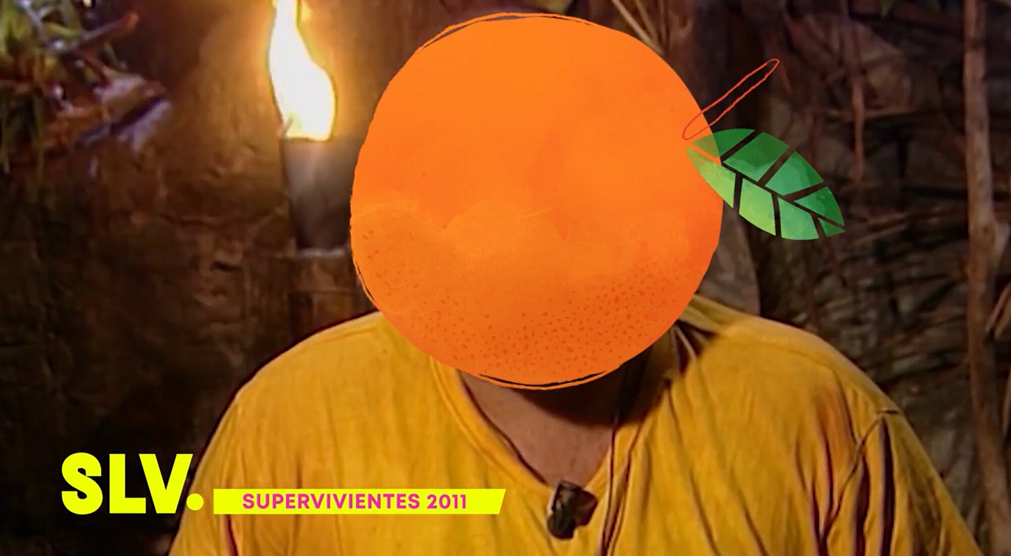 Kiko Rivera se "cuela" en 'Sálvame' con voz de pito y una naranja tapando su cara