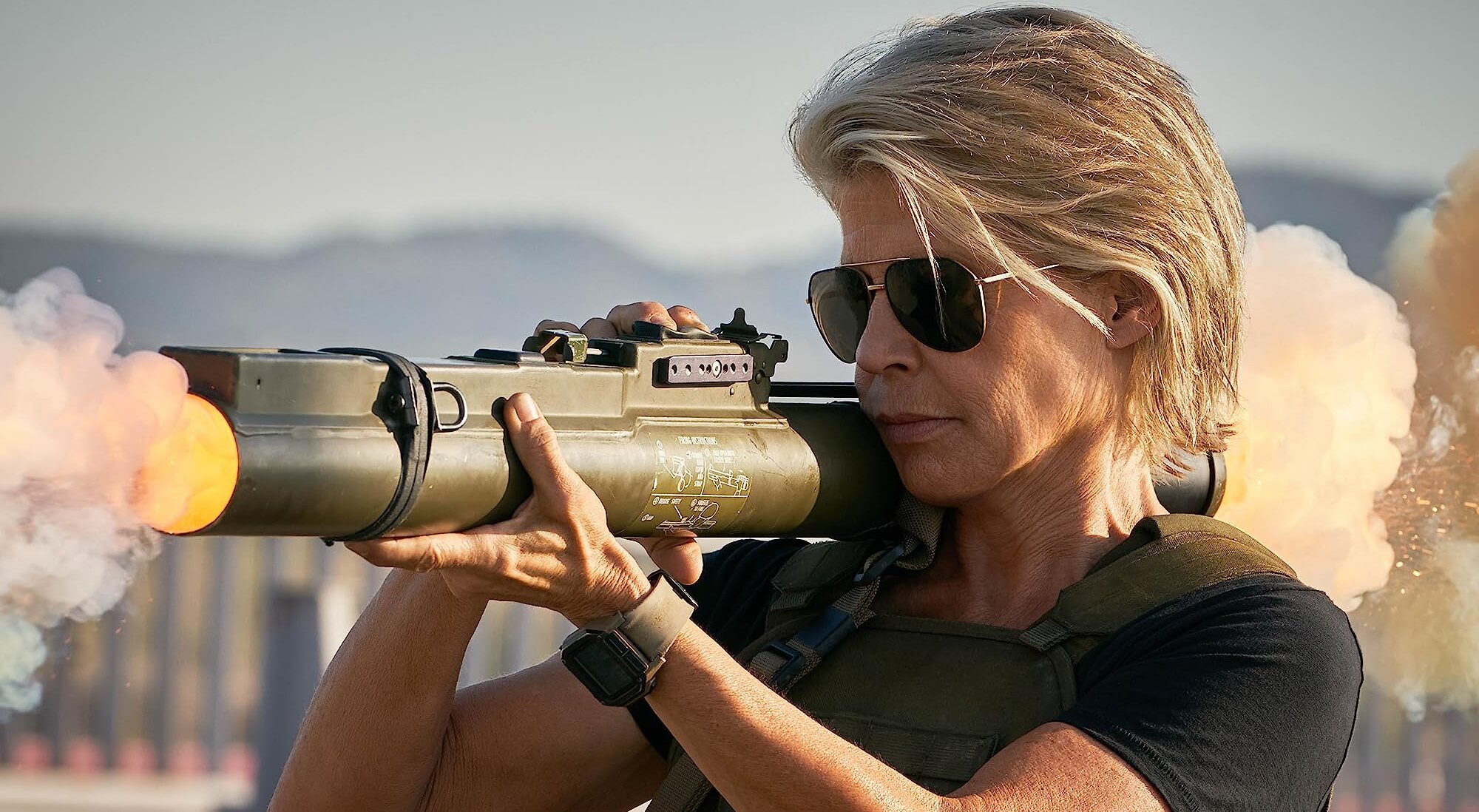 Linda Hamilton en "Terminator: Destino oscuro"