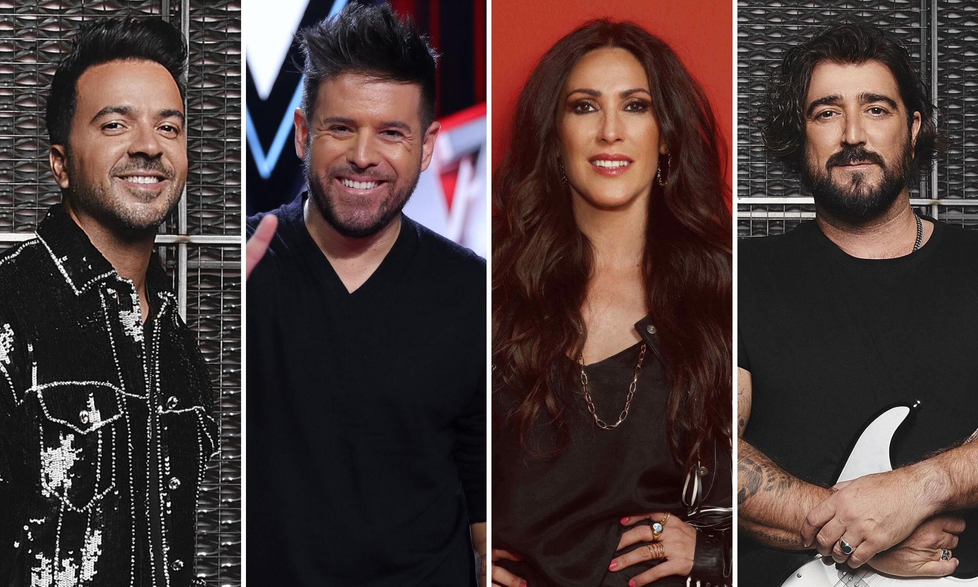 Luis Fonsi, Pablo López, Malú y Antonio Orozco