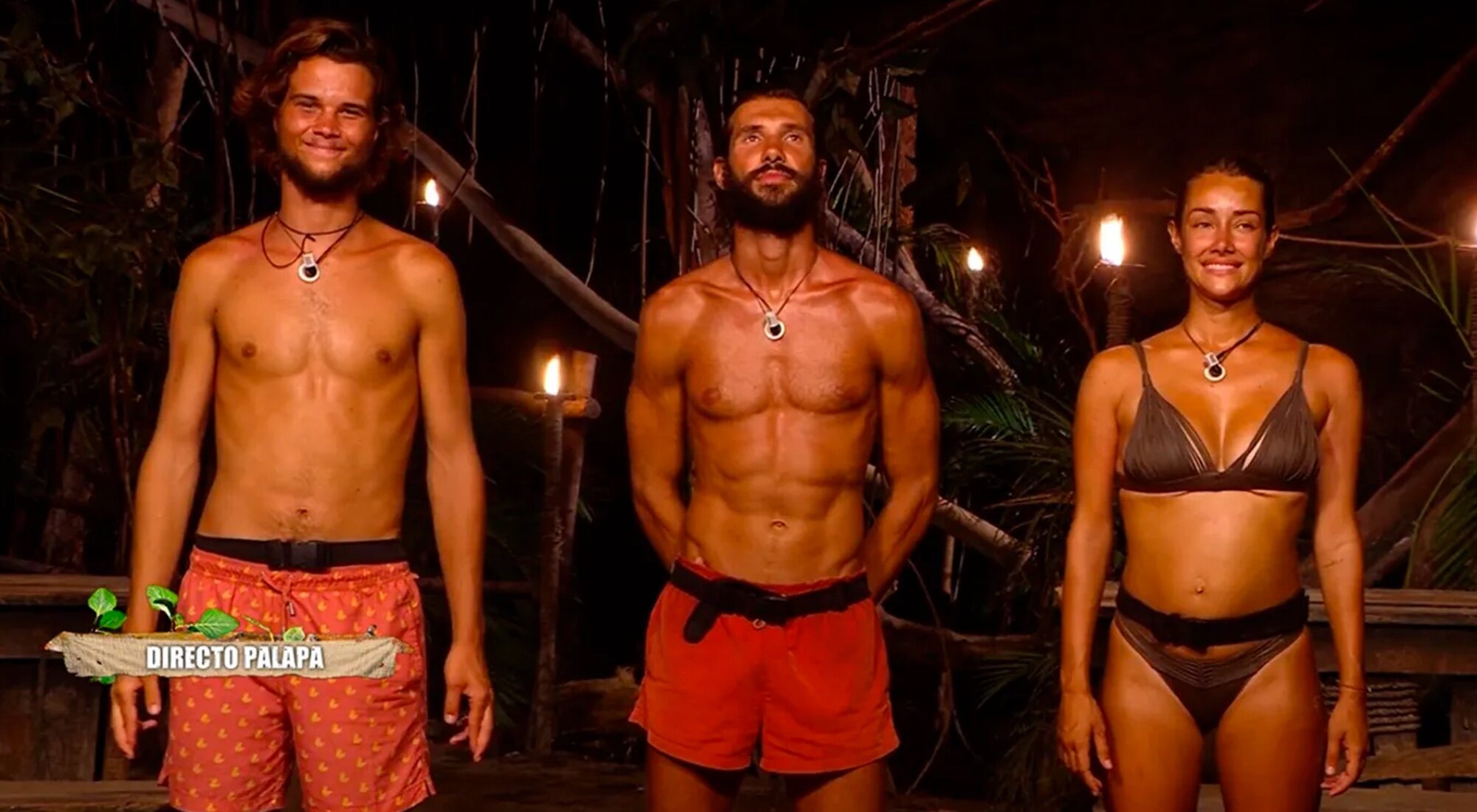 Bosco Blach, Artúr Dainese y Adara Molinero en 'Supervivientes 2023'