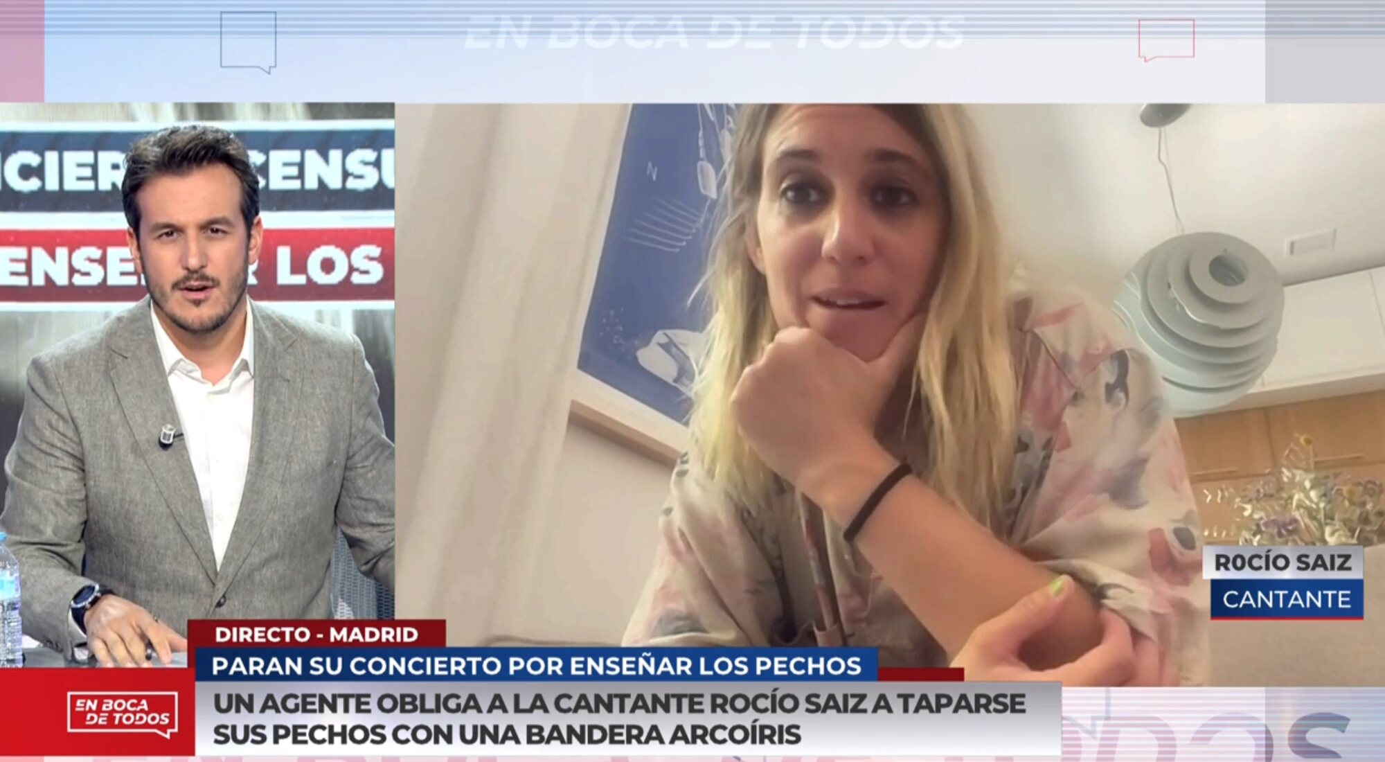 Rocío Saiz habla con Diego Losada en 'En boca de todos'