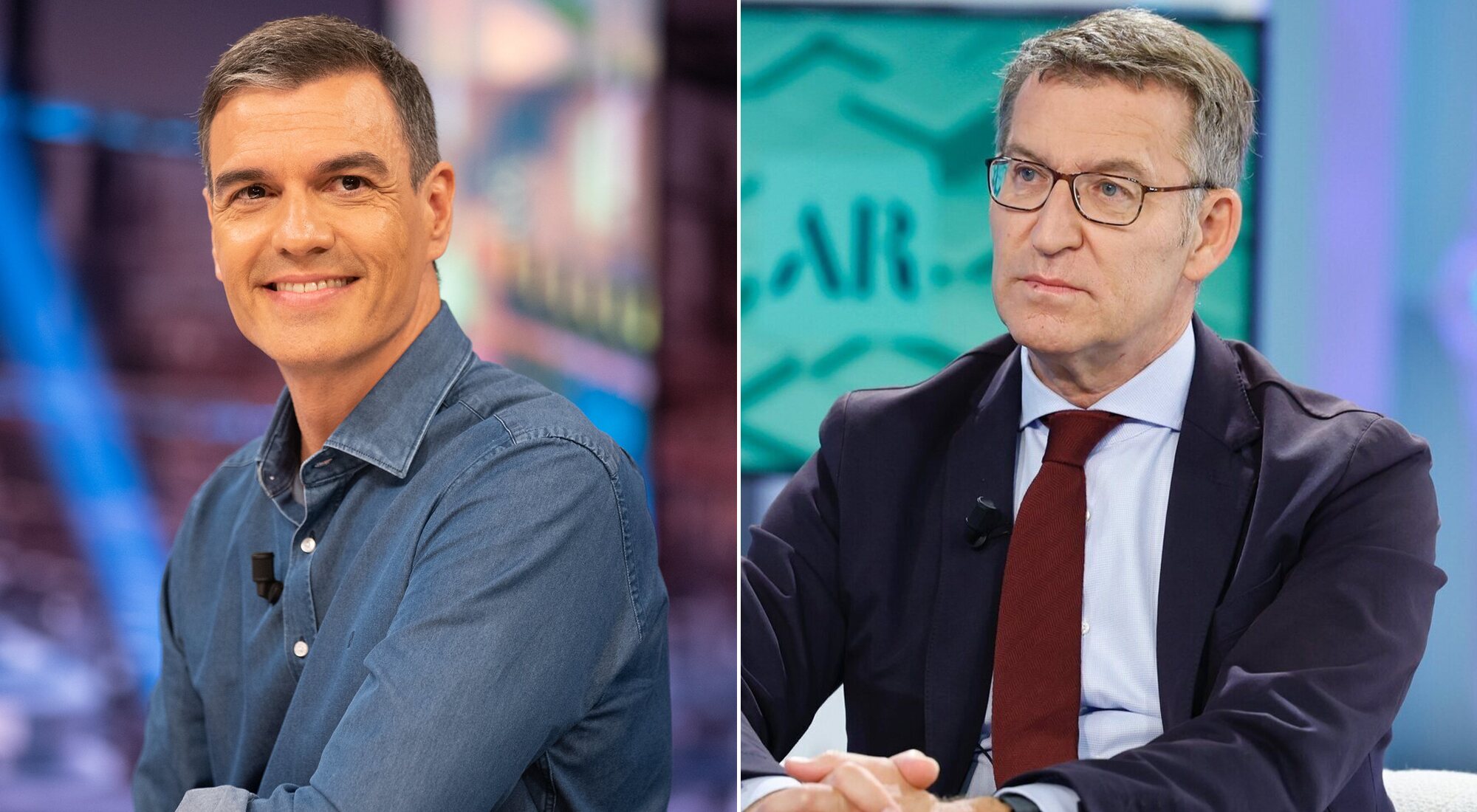 Pedro Sánchez y Alberto Núñez Feijóo