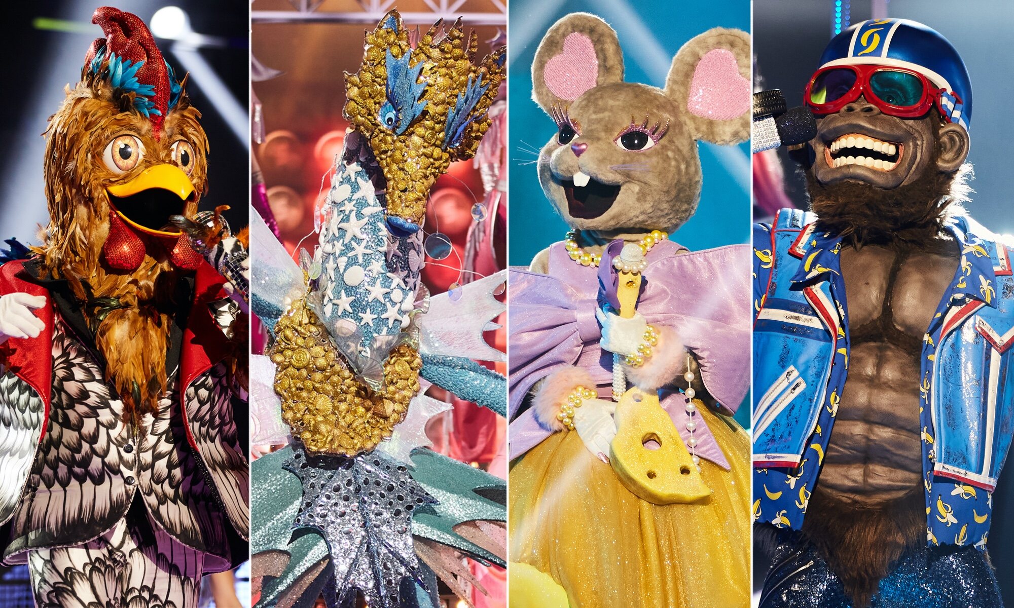 Gallo, Caballito de Mar, Ratita y Gorila, finalistas de &#39;Mask Singer 3&#39;