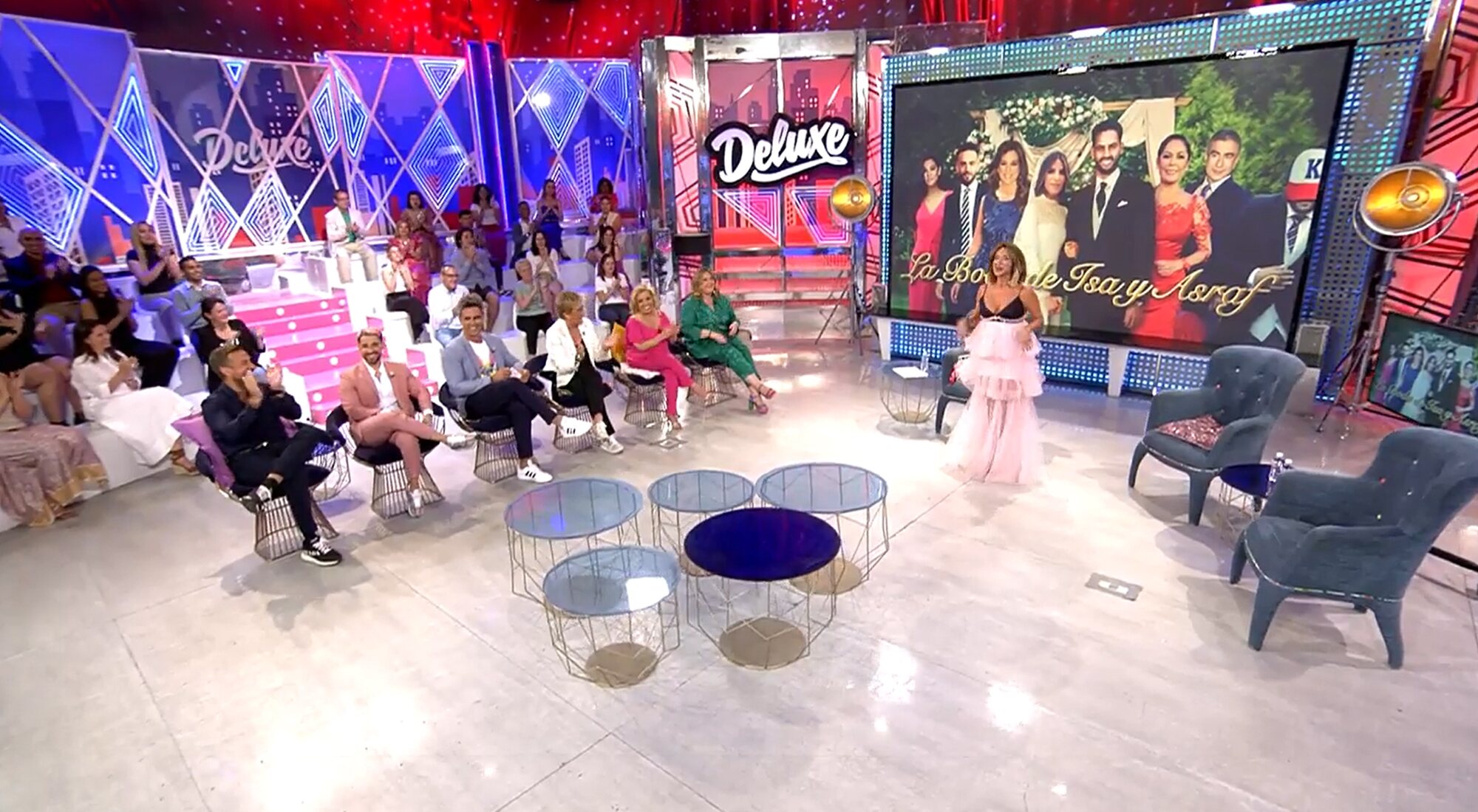 Parte del equipo del &#39;Deluxe&#39; en el penúltimo programa