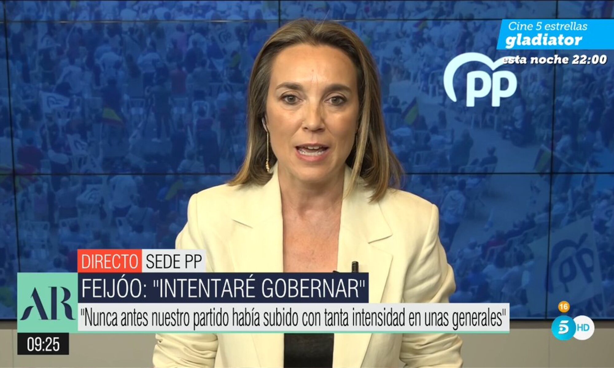 Cuca Gamarra, secretaria general del PP, en 'El programa de Ana Rosa'