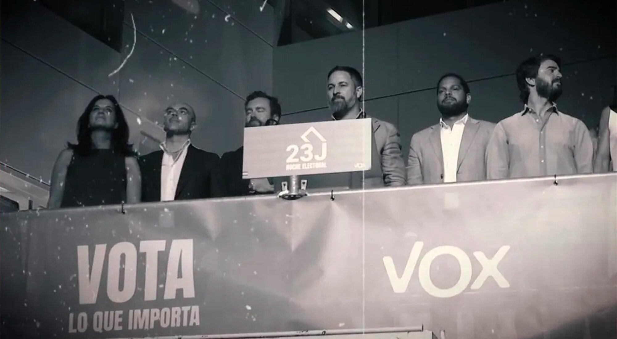 Sede de Vox por 'Todo es mentira'