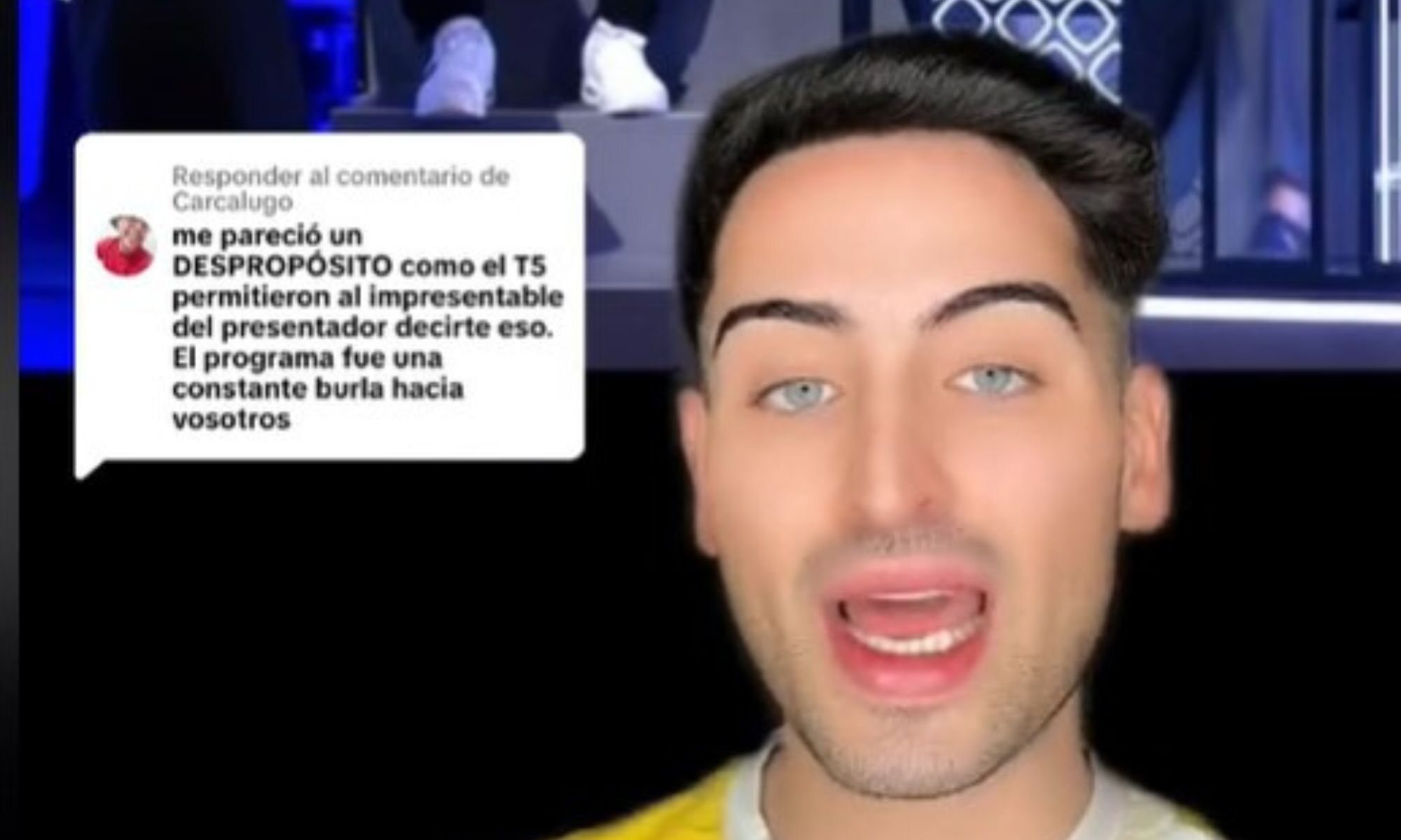 Pablo en su cuenta de TikTok