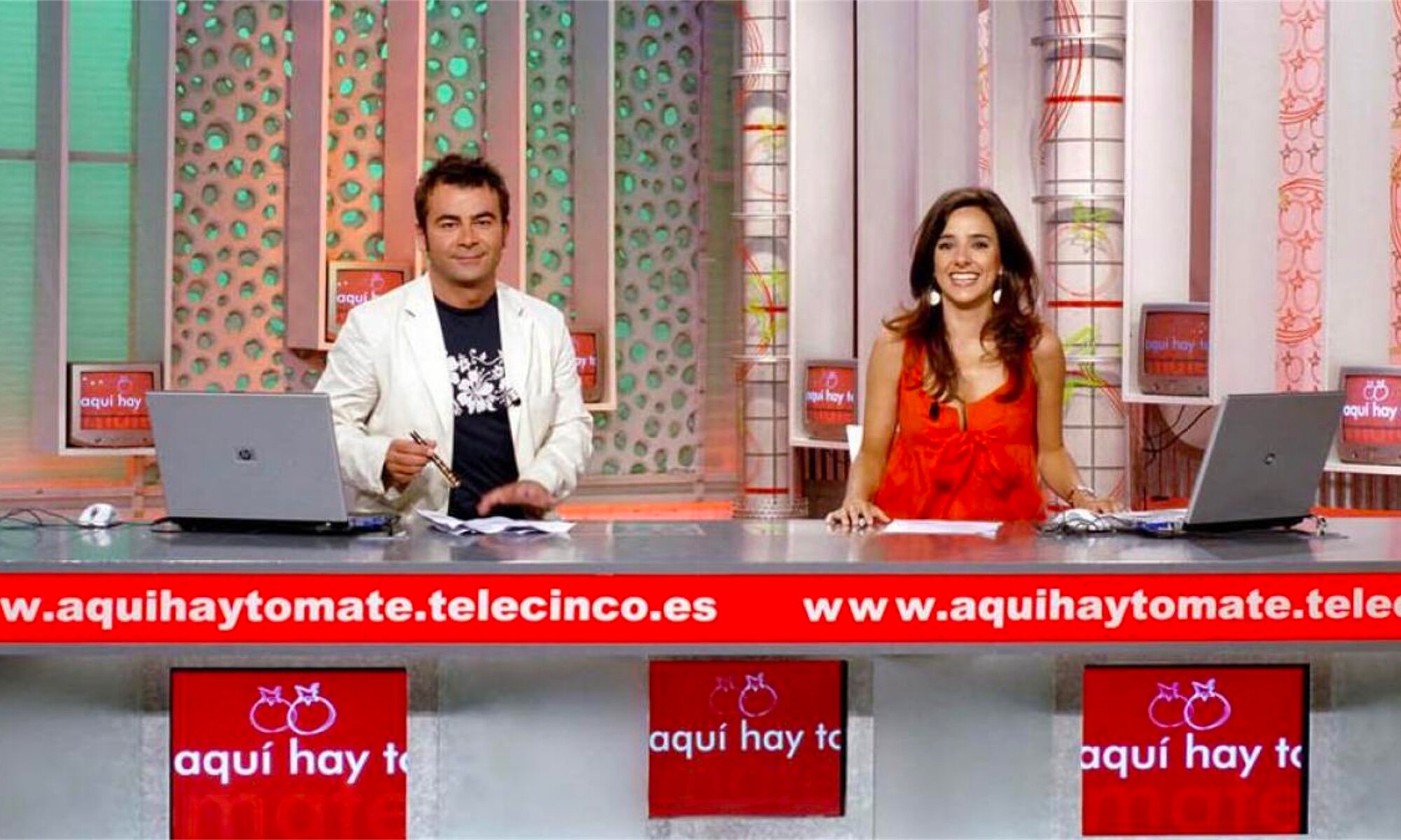 Jorge Javier Vázquez y Carmen Alcayde, en 'Aquí hay tomate'