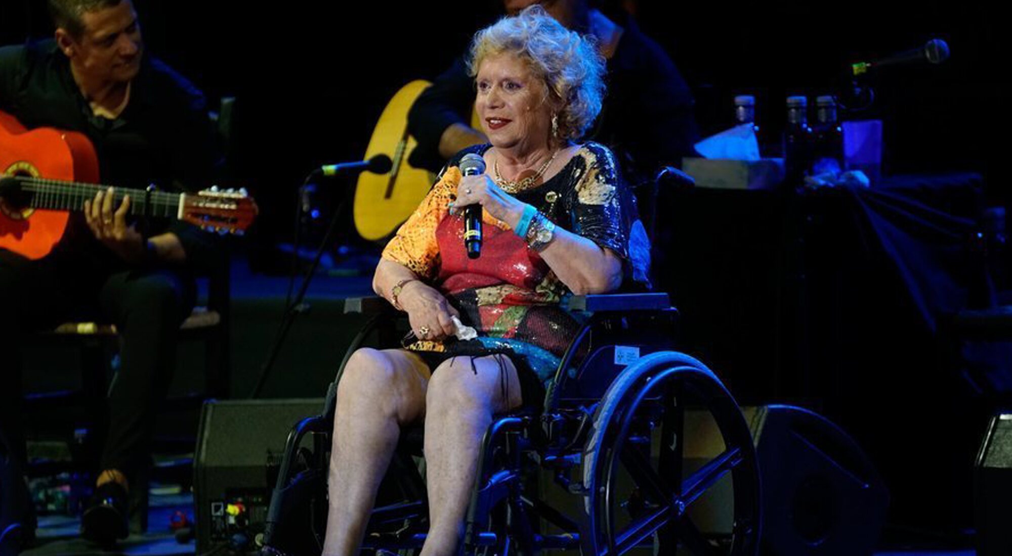 María Jiménez sobre el escenario del Festival Starlite de Marbella de 2020