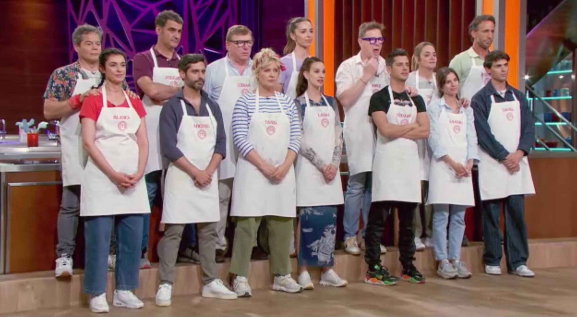 Los aspirantes de 'MasterChef Celebrity 8' en el segundo programa