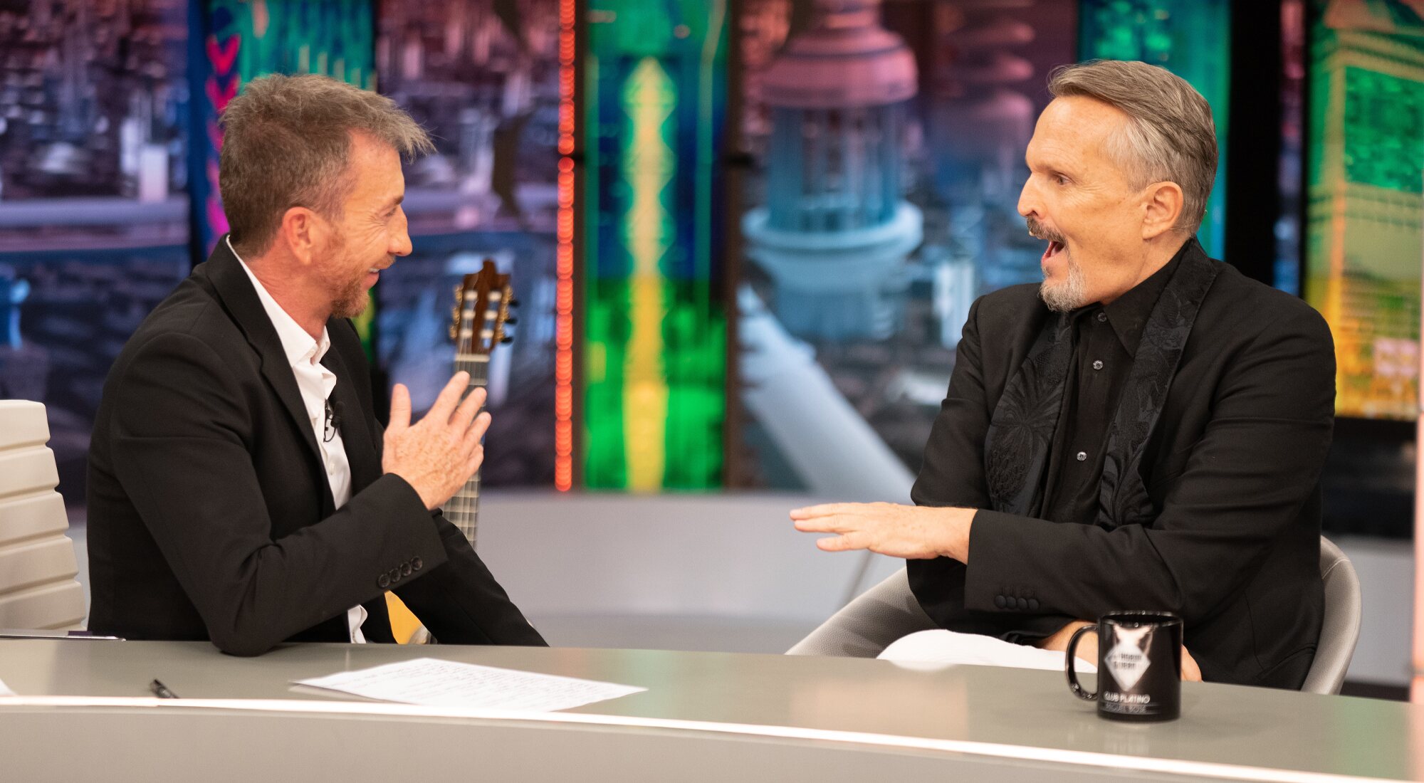 Pablo Motos entrevista a Miguel Bosé en 'El hormiguero'