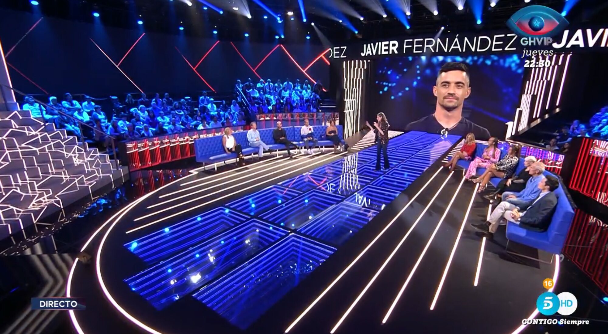 Marta Flich conecta con Javier Fernández desde el plató de &#39;GH VIP 8&#39;