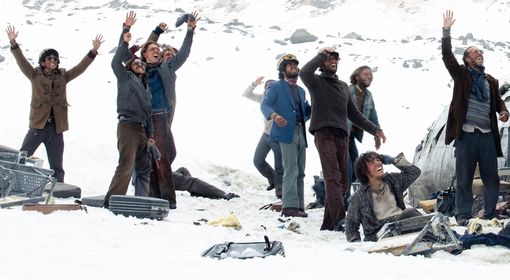 Los supervivientes de &#39;La sociedad de la nieve&#39;