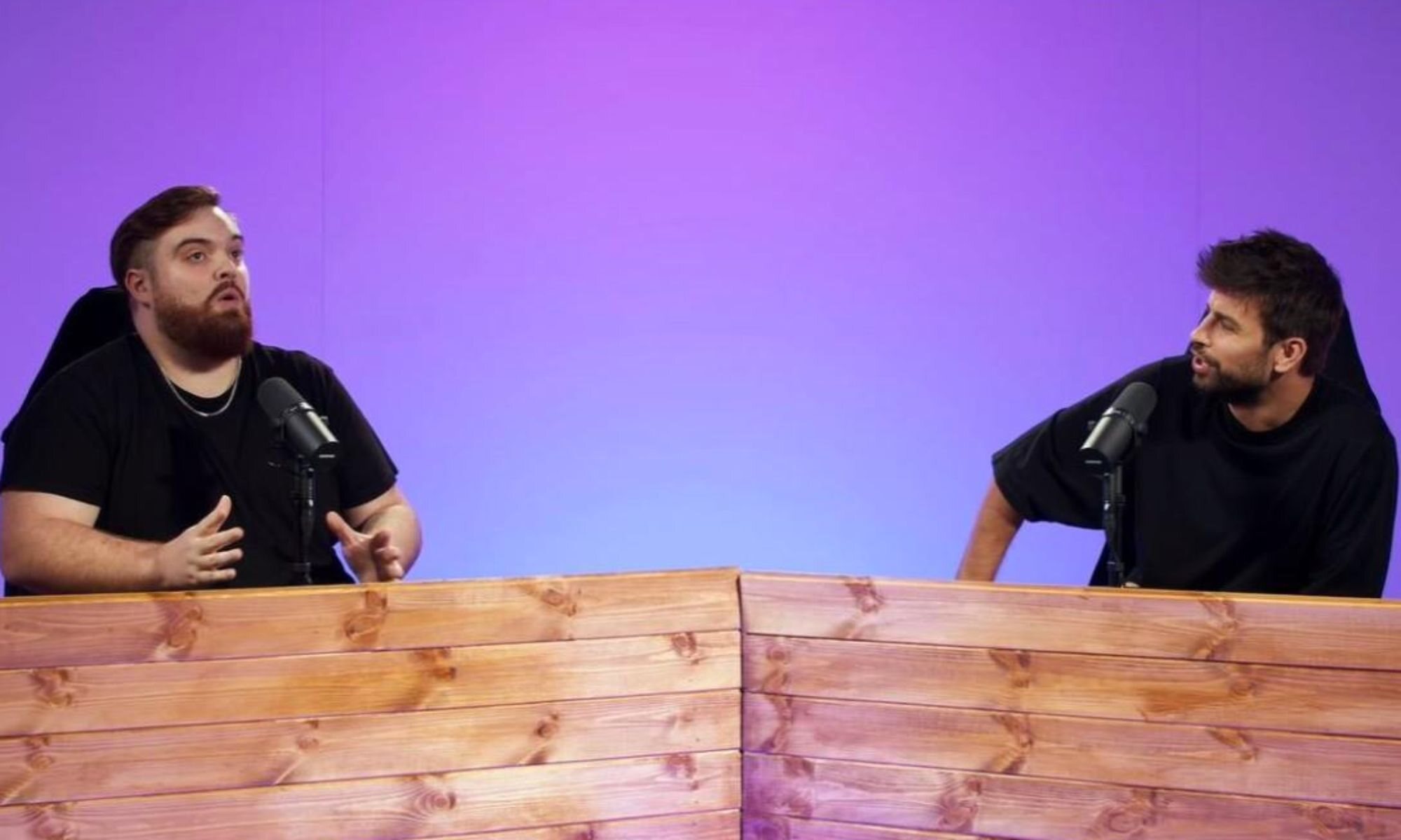 Ibai Llanos y Gerard Piqué