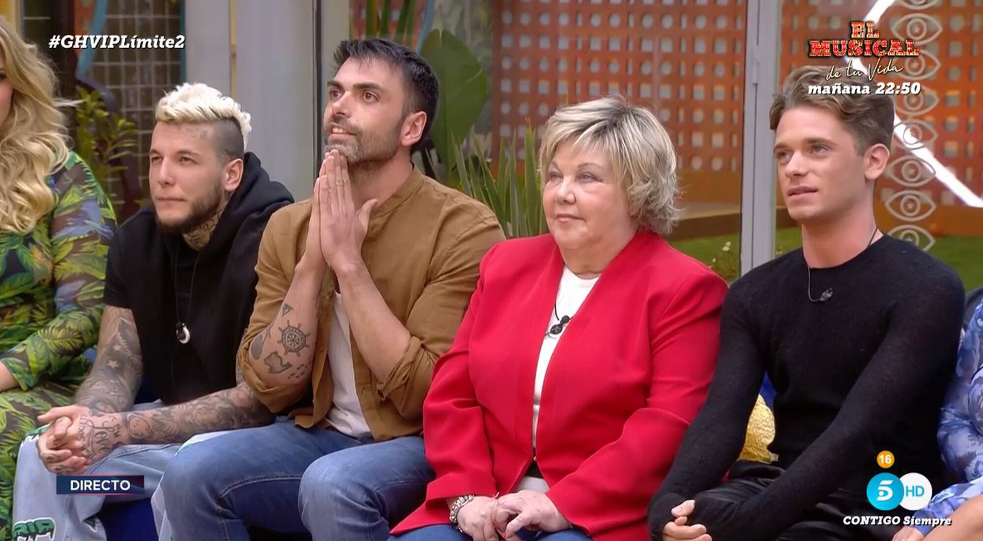 Álex, Zeus, Karina y Luca antes de las salvaciones en 'GH VIP 8: Límite 48 horas'